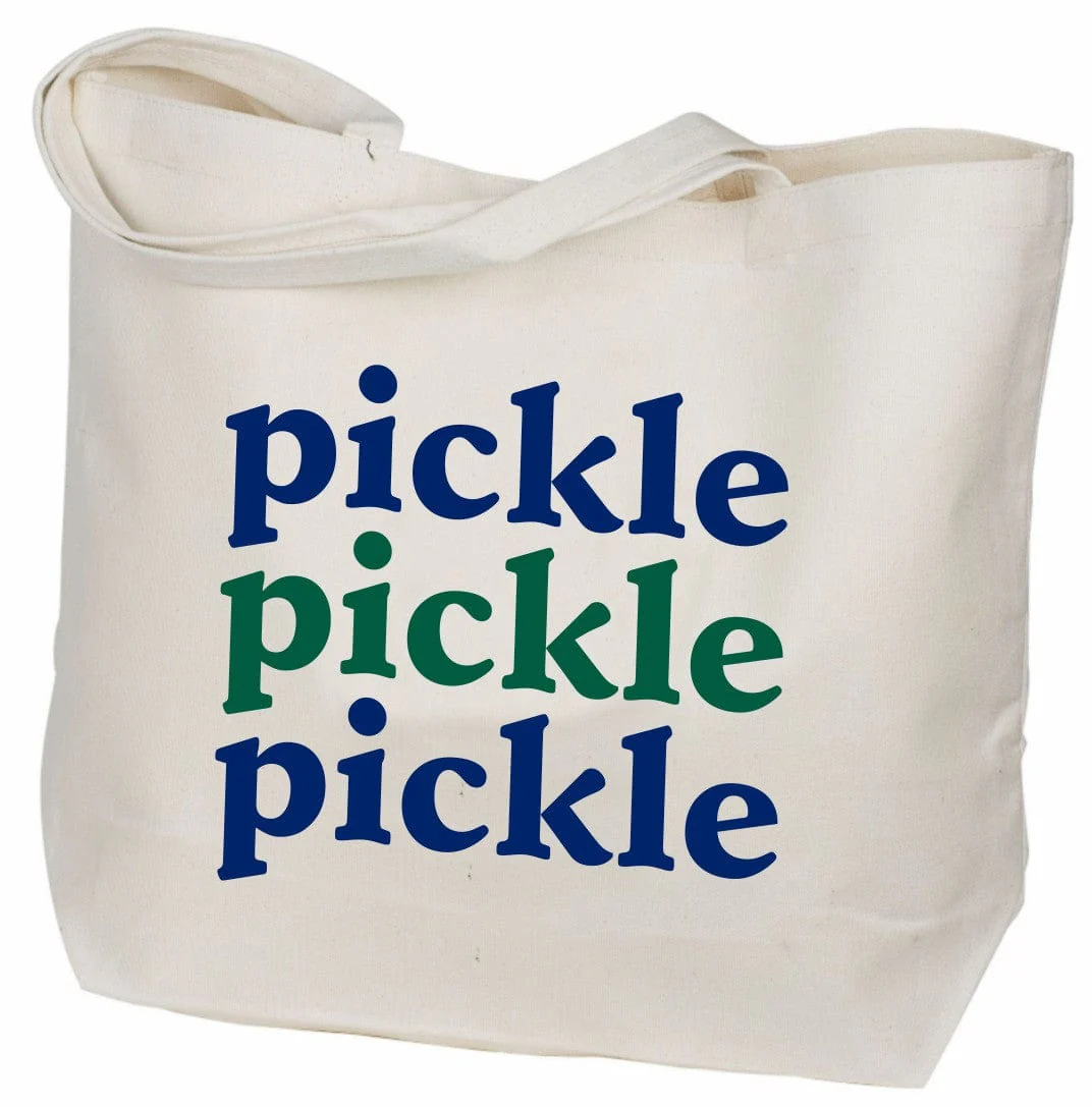 Pickleball Canvas Tote Bag - Image 3