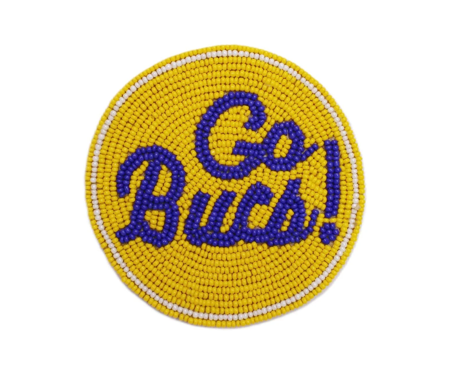 Beaded Button - Custom Design