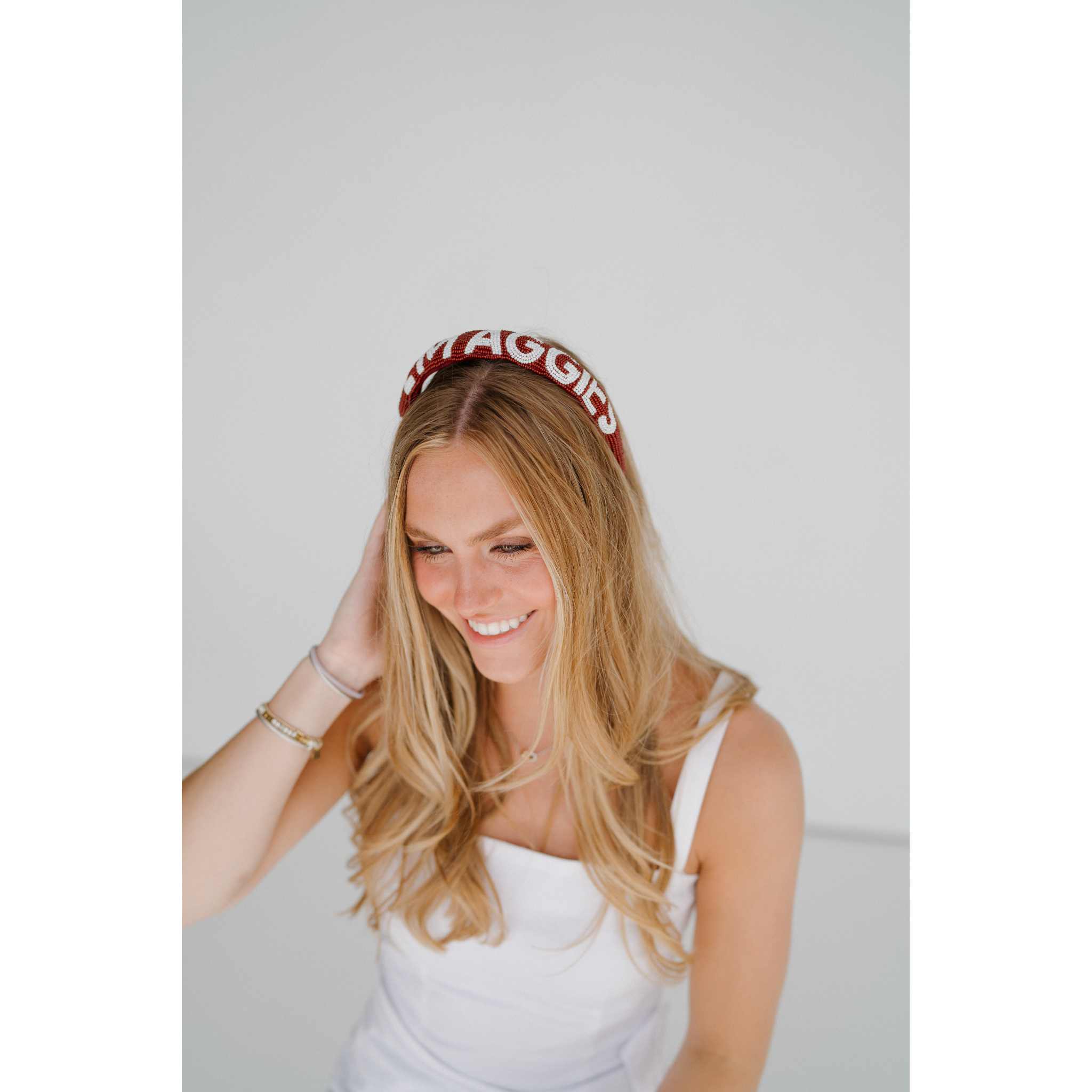 Texas A&M Gig 'em Aggies Headband by Desden - Image 2