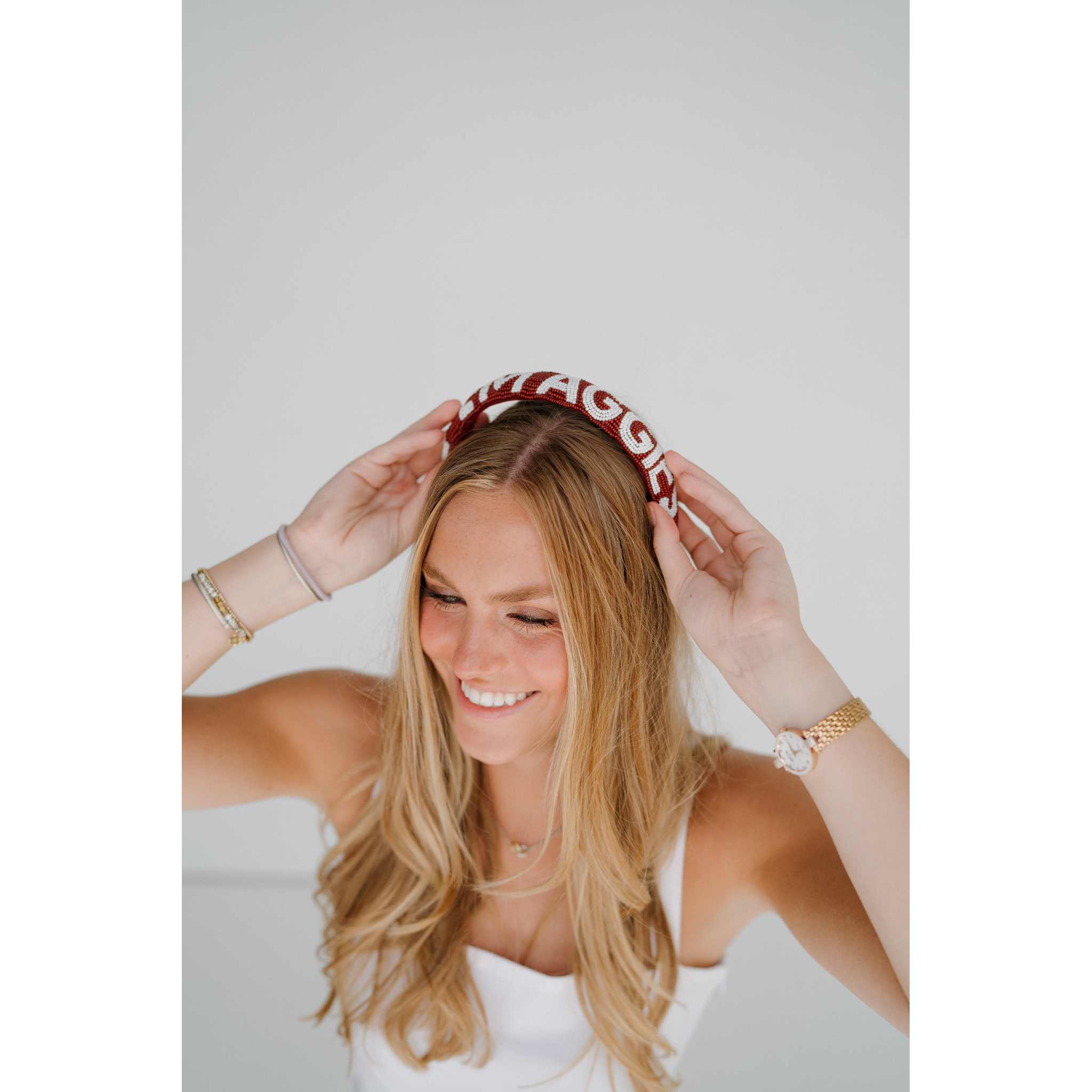 Texas A&M Gig 'em Aggies Headband by Desden - Image 4