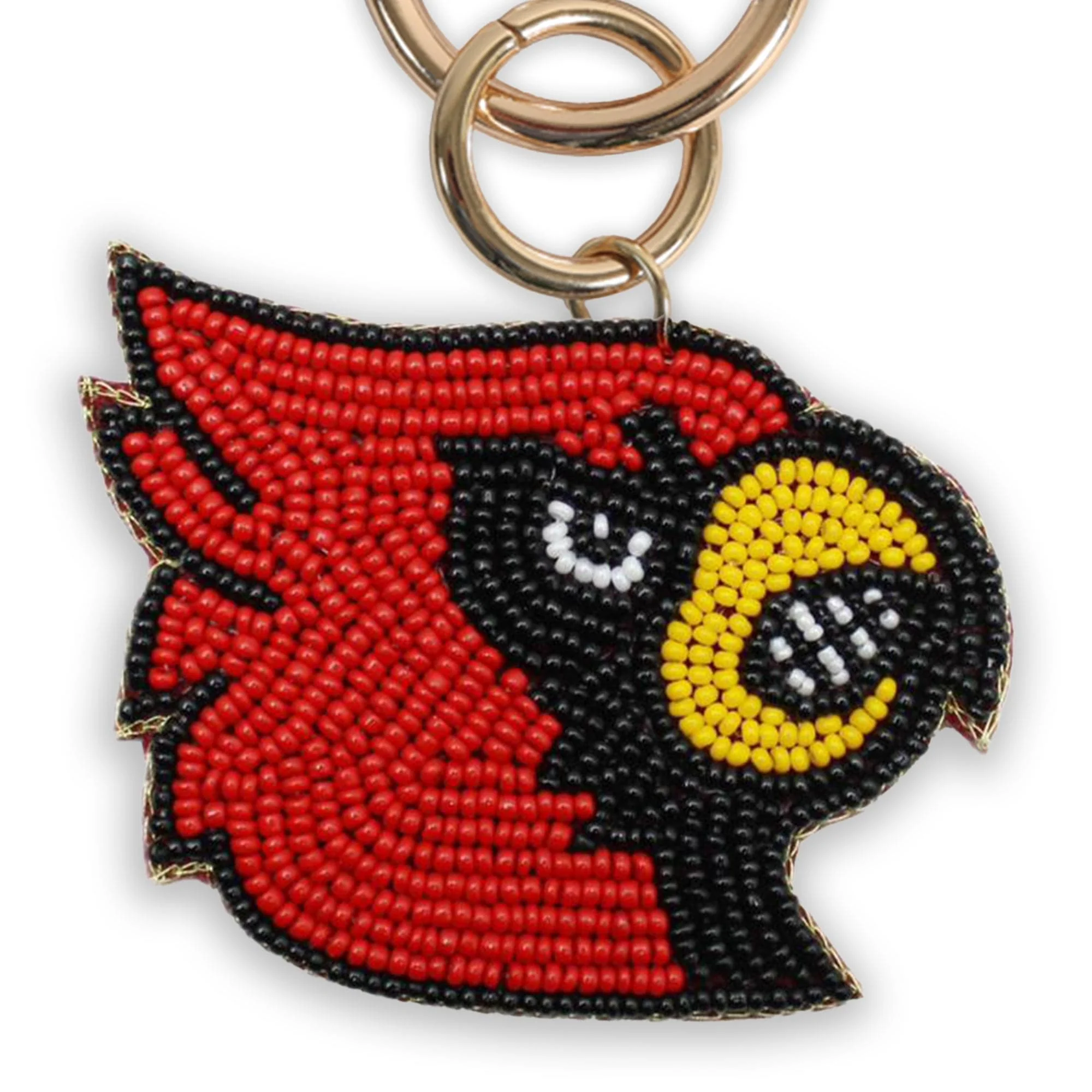 Beaded Purse Charm – Louisville Cardinals