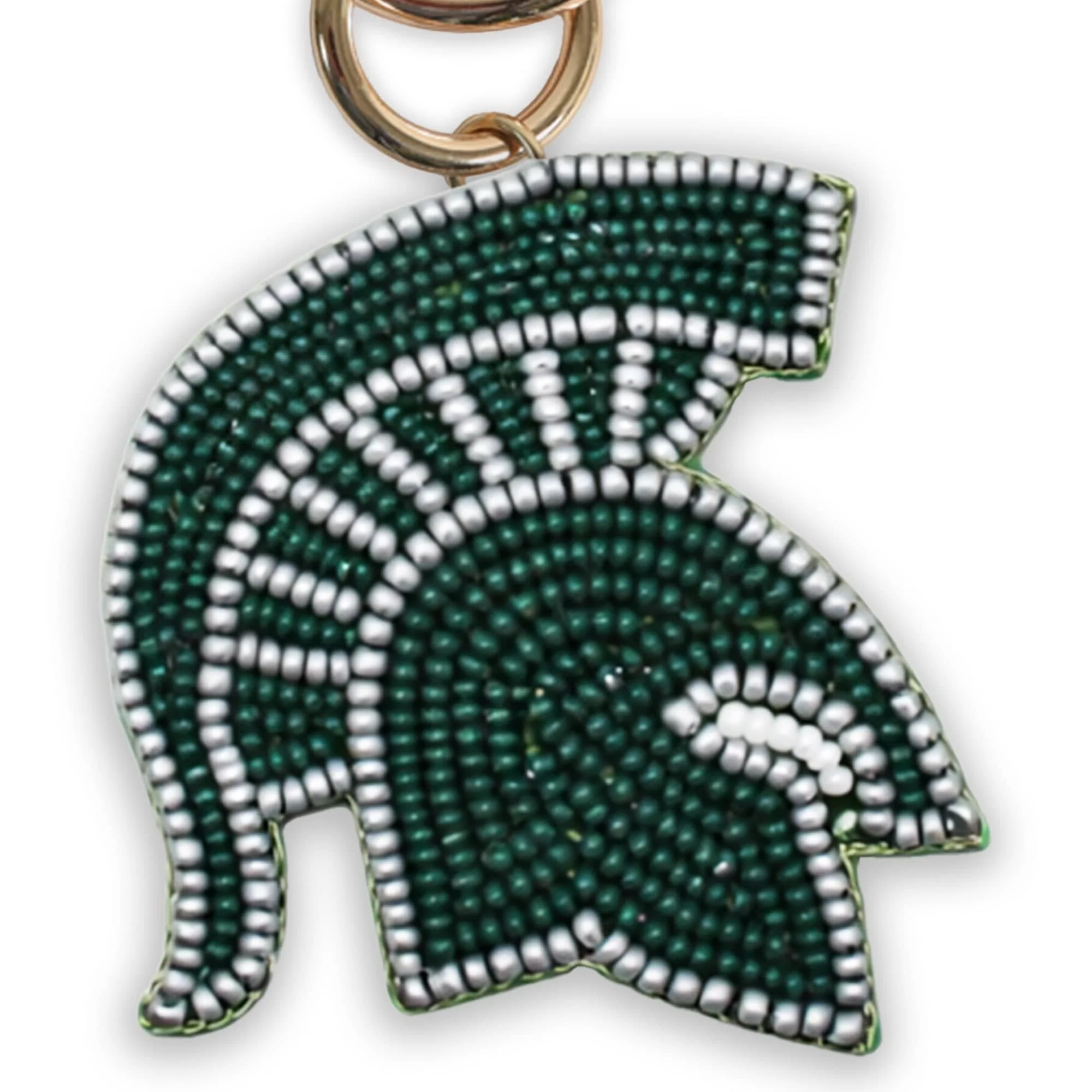 Beaded Purse Charm – Michigan State Spartans