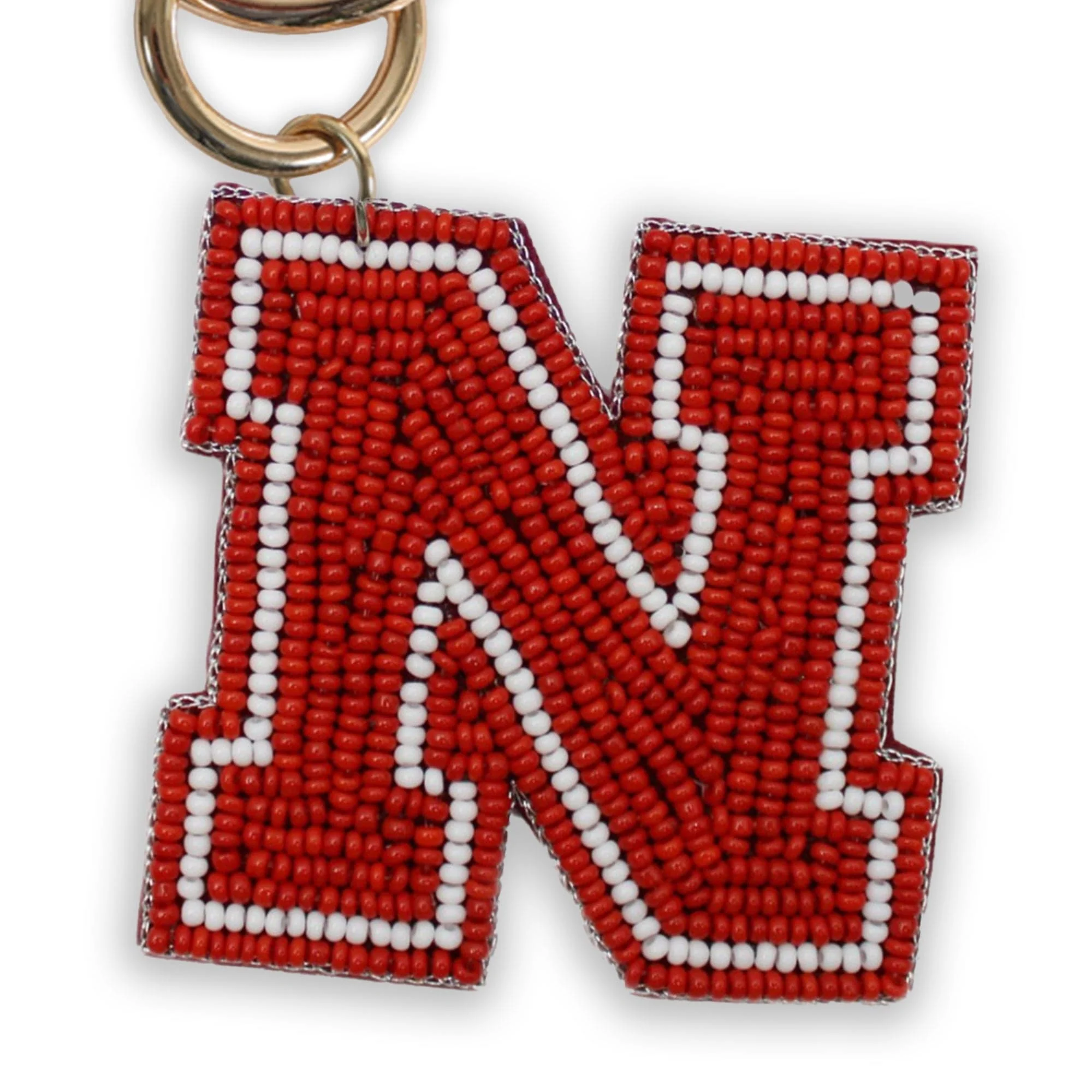 Beaded Purse Charm – Nebraska Huskers