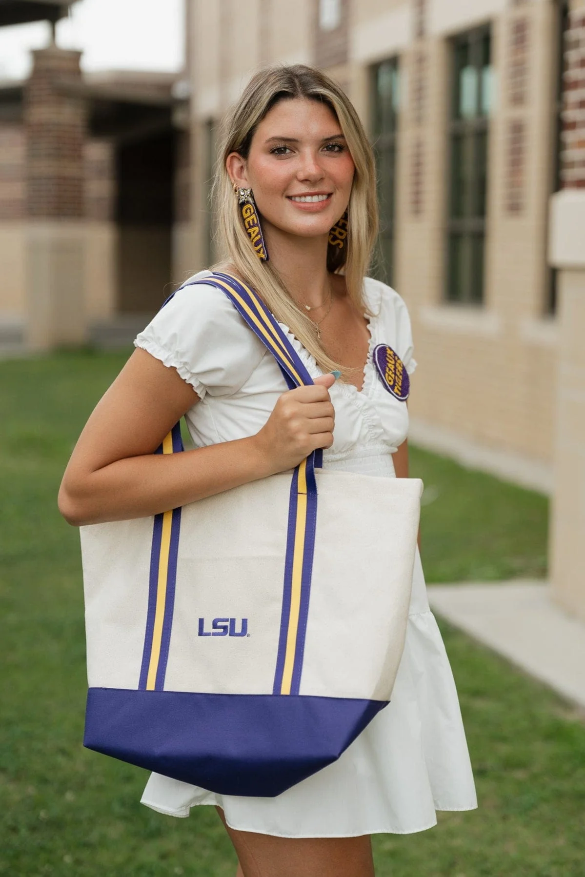 Canvas Tote - LSU - Image 2