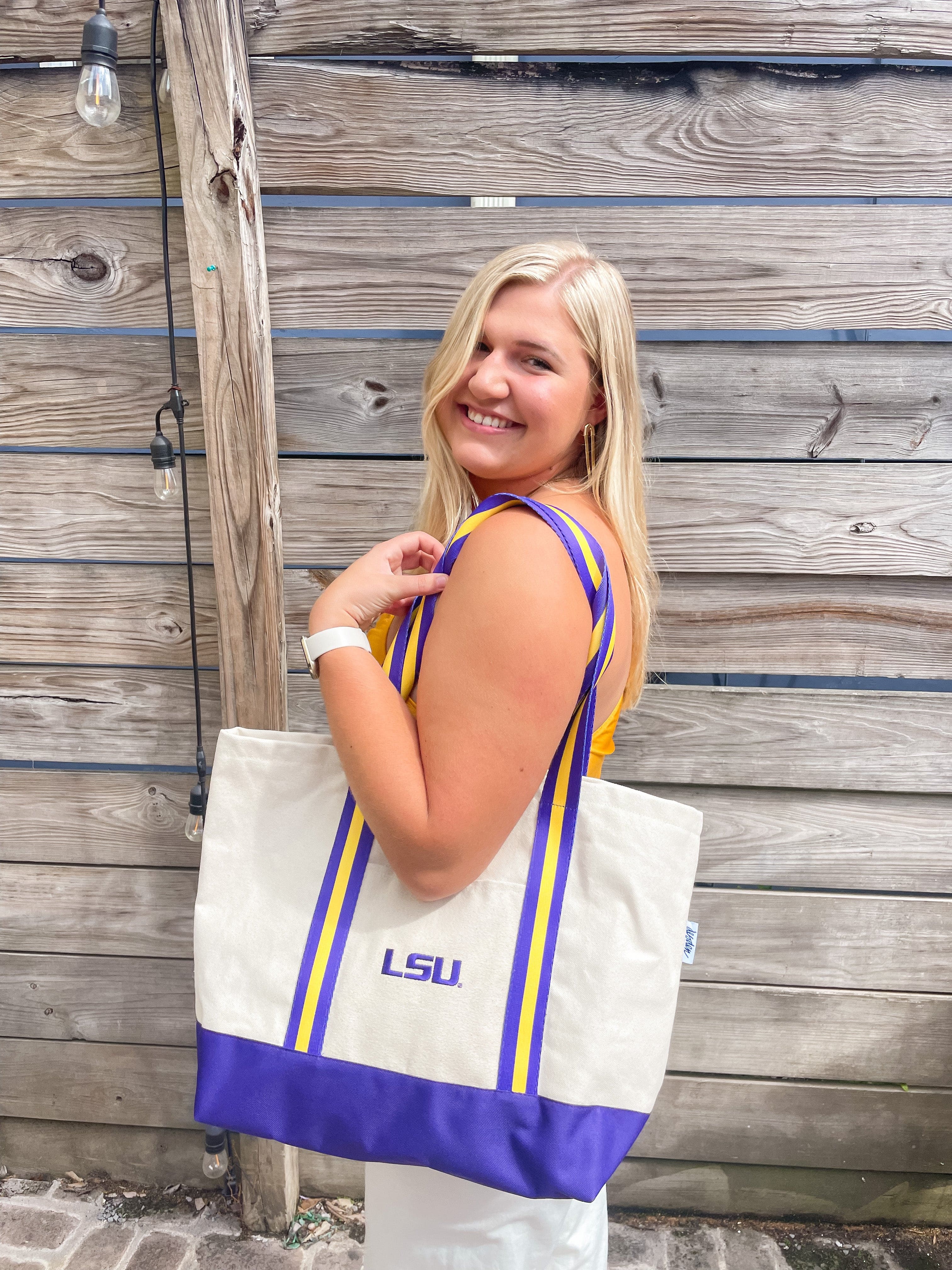 Canvas Tote - LSU - Image 4