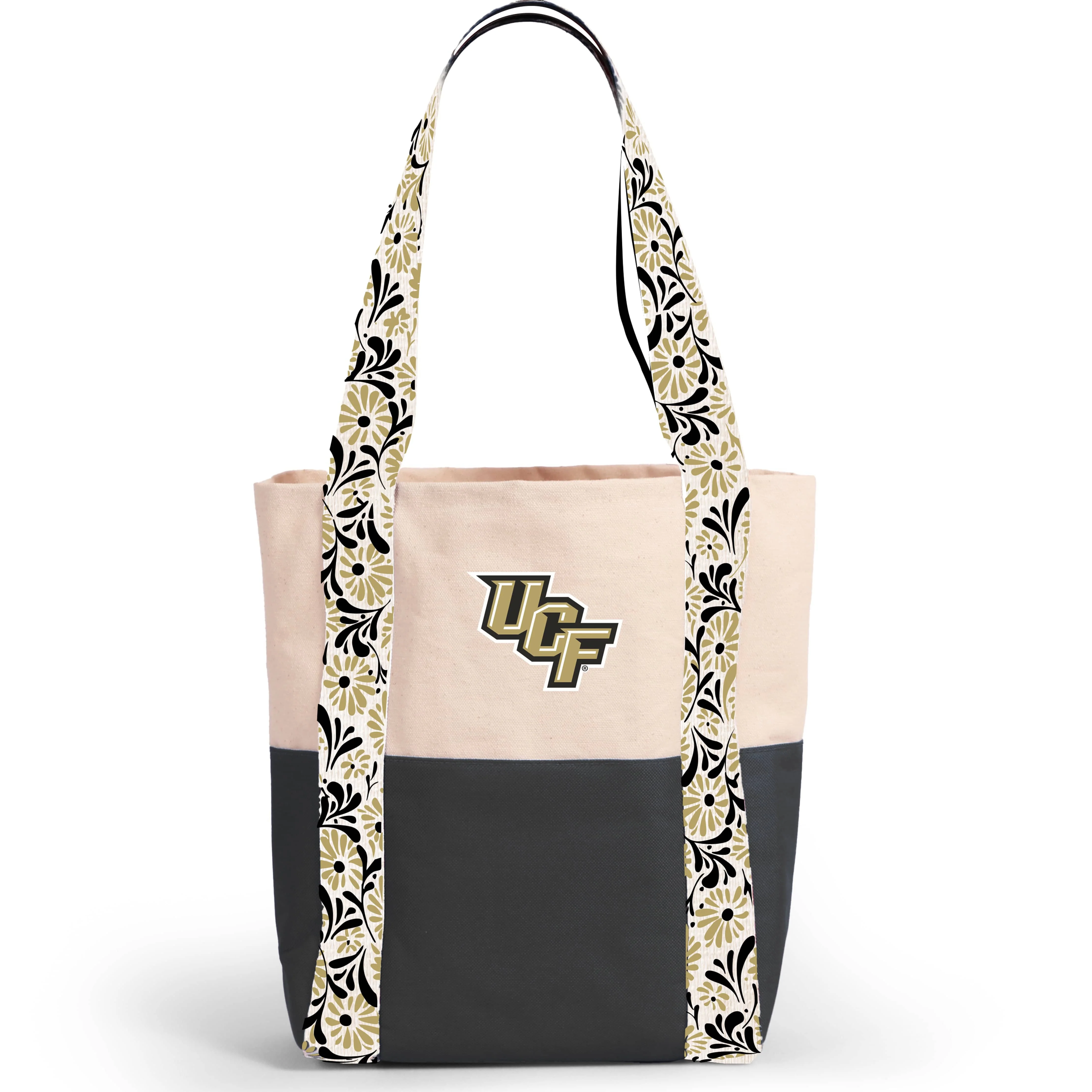 Canvas Mini Tote with Floral Straps – Central Florida Knights