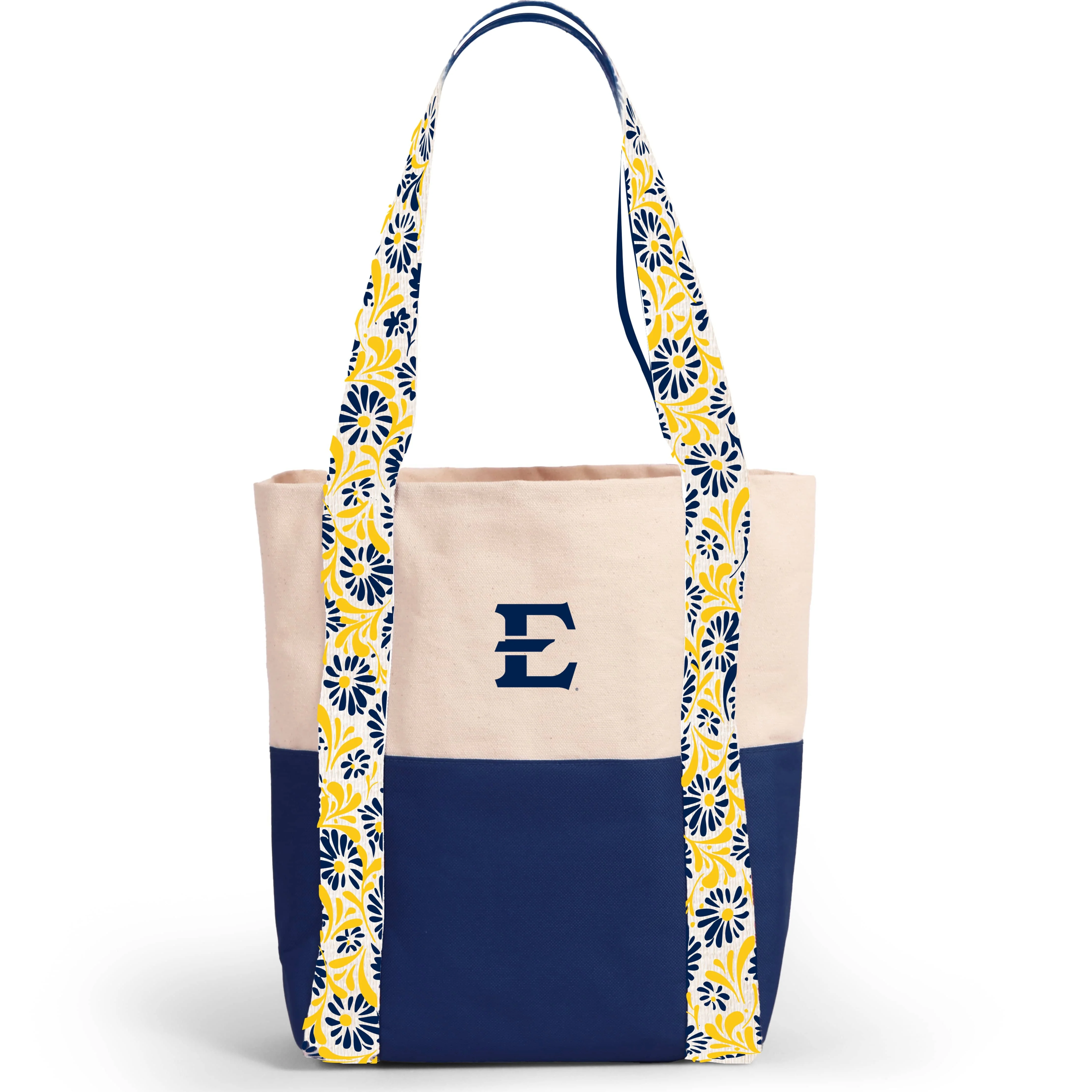Canvas Mini Tote with Floral Straps – East Tennessee Buccaneers