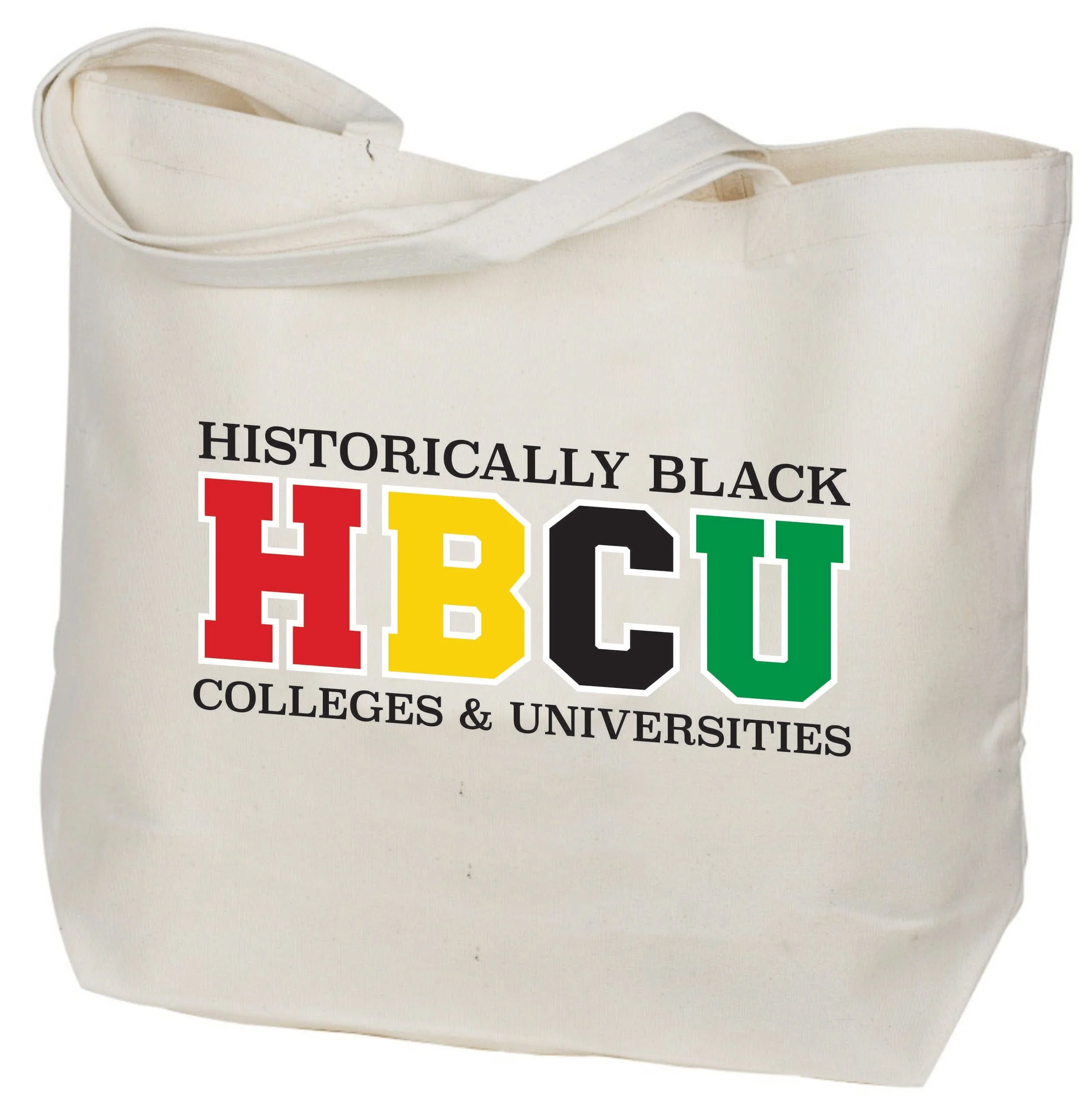 HBCU Canvas Tote Bag - Natural Canvas USA Made by Desden