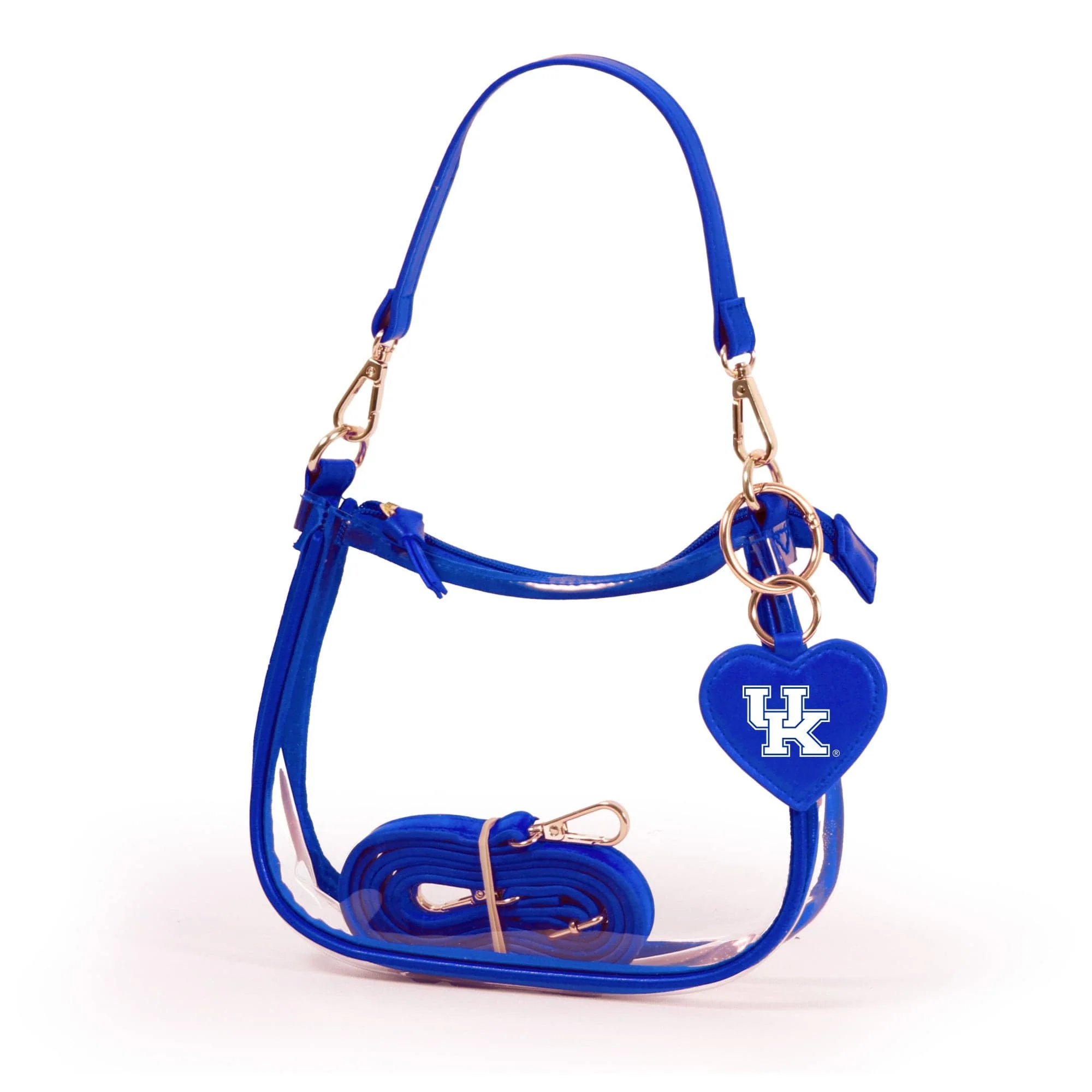 Kentucky Wildcats Clear Clara Purse with Heart Charm