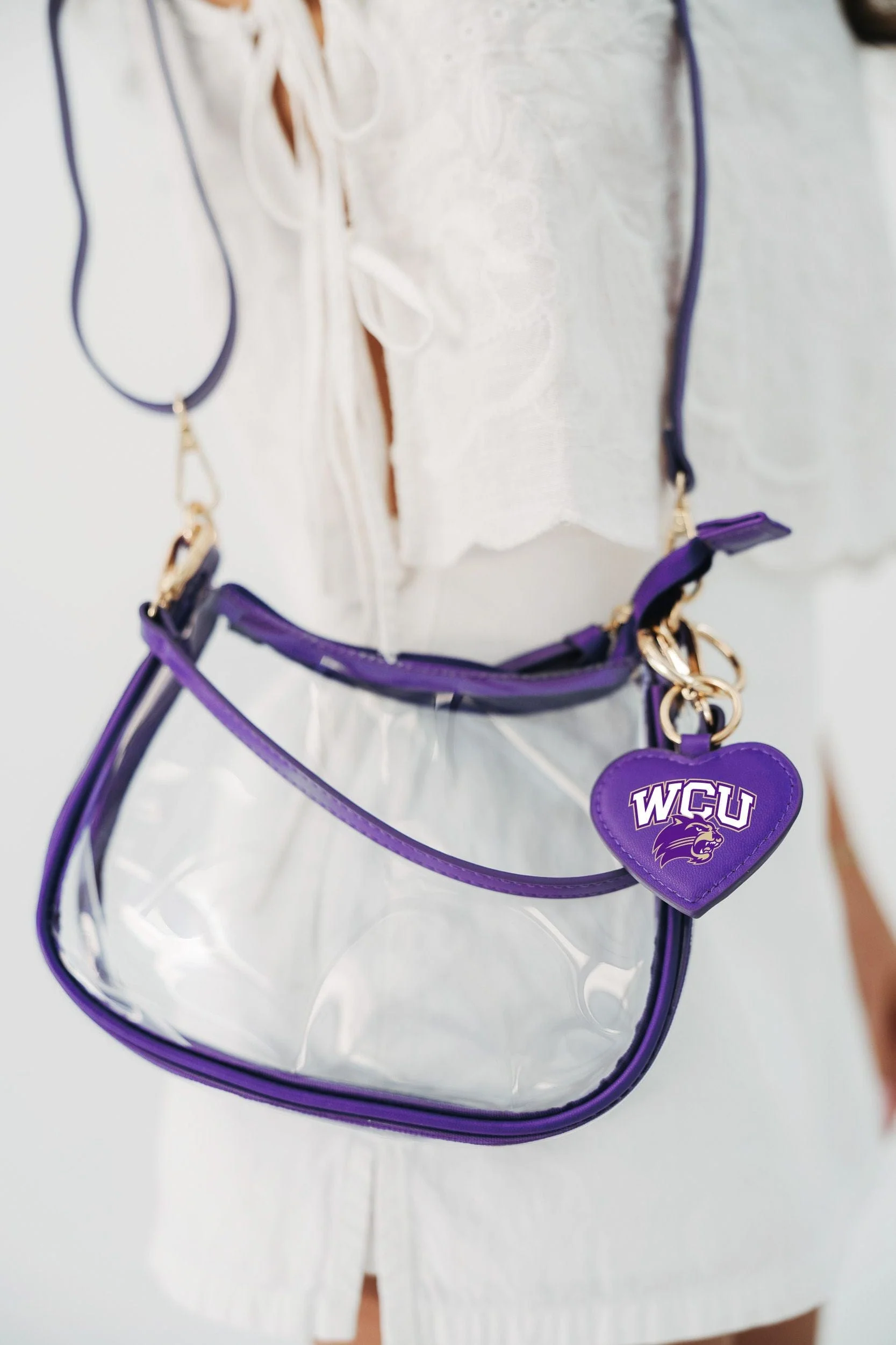 Western Carolina Catamounts The Clara Clear Purse by Desden - Image 2