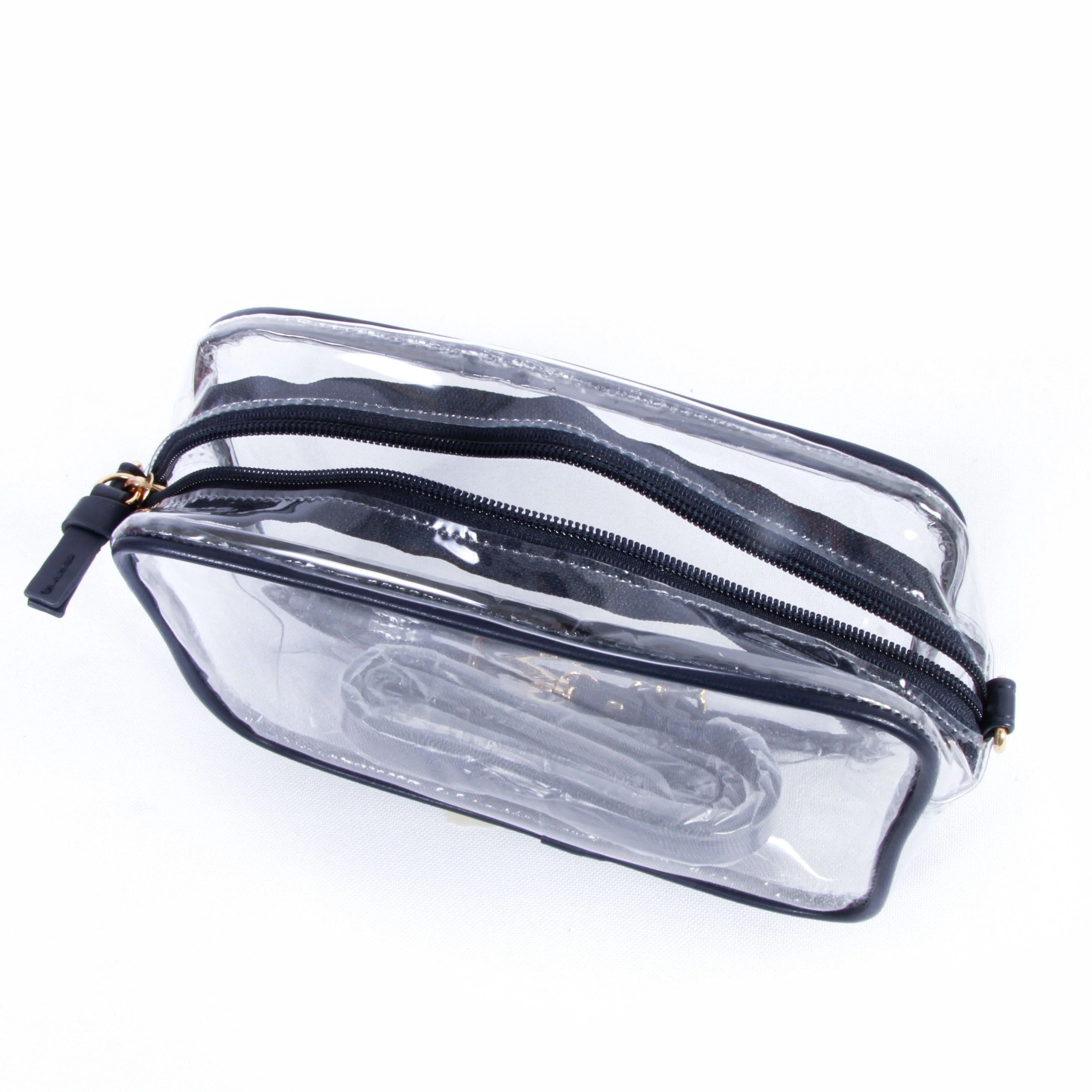 Bridget Clear Purse with Patterned Shoulder Straps - North Carolina - Image 3