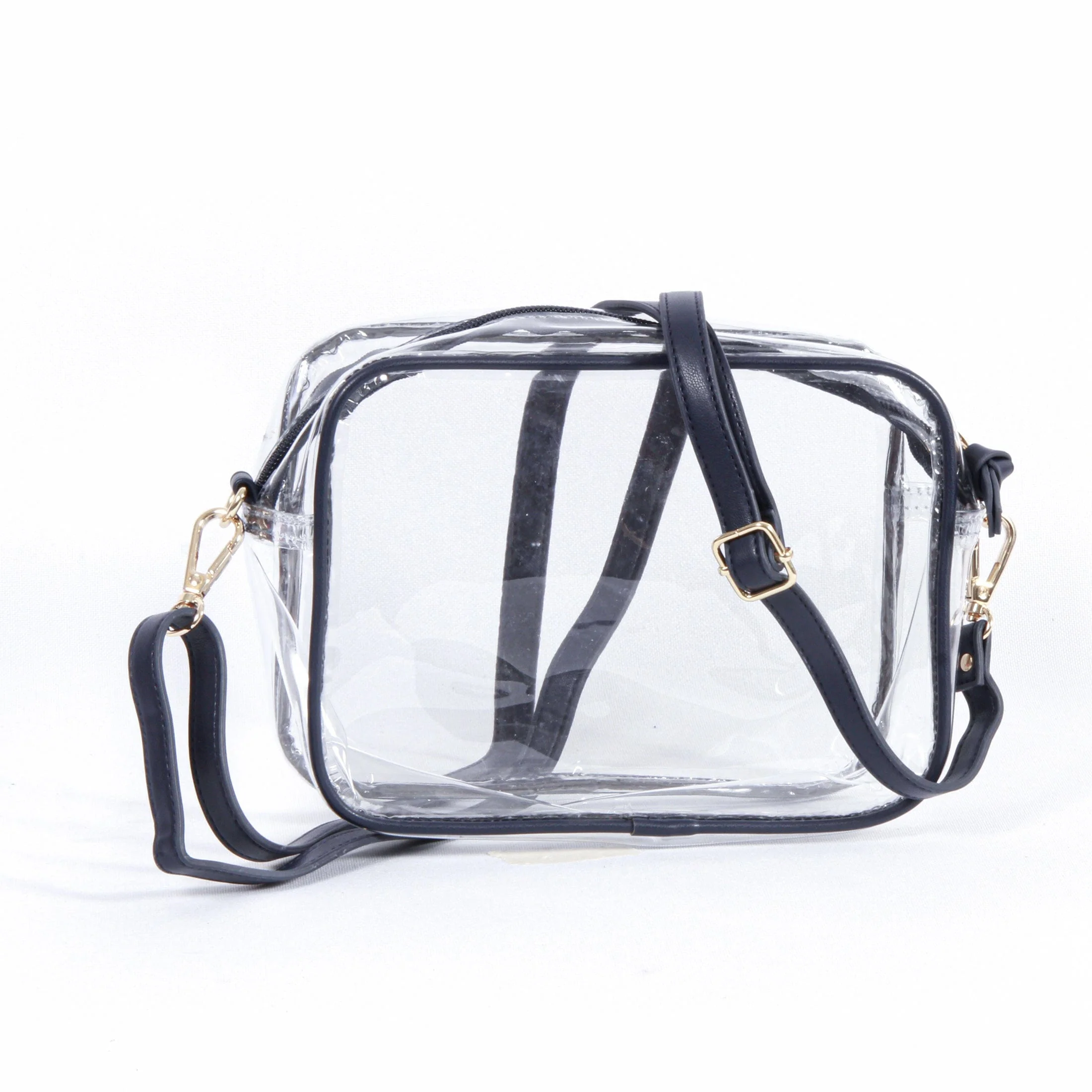Bridget Clear Purse with Patterned Shoulder Straps - North Carolina - Image 4