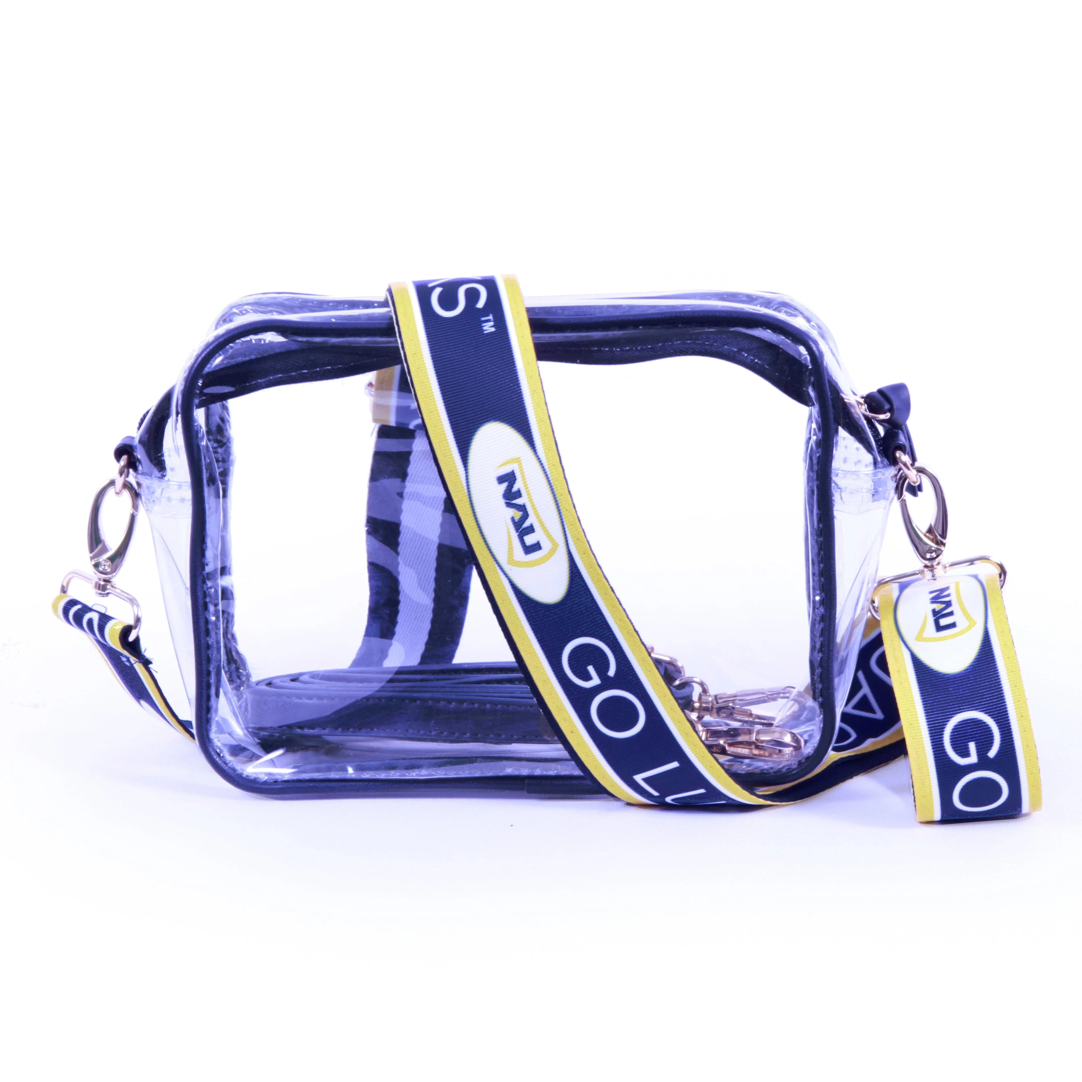 Bridget Clear Purse with Patterned Shoulder Straps - Northern Arizona