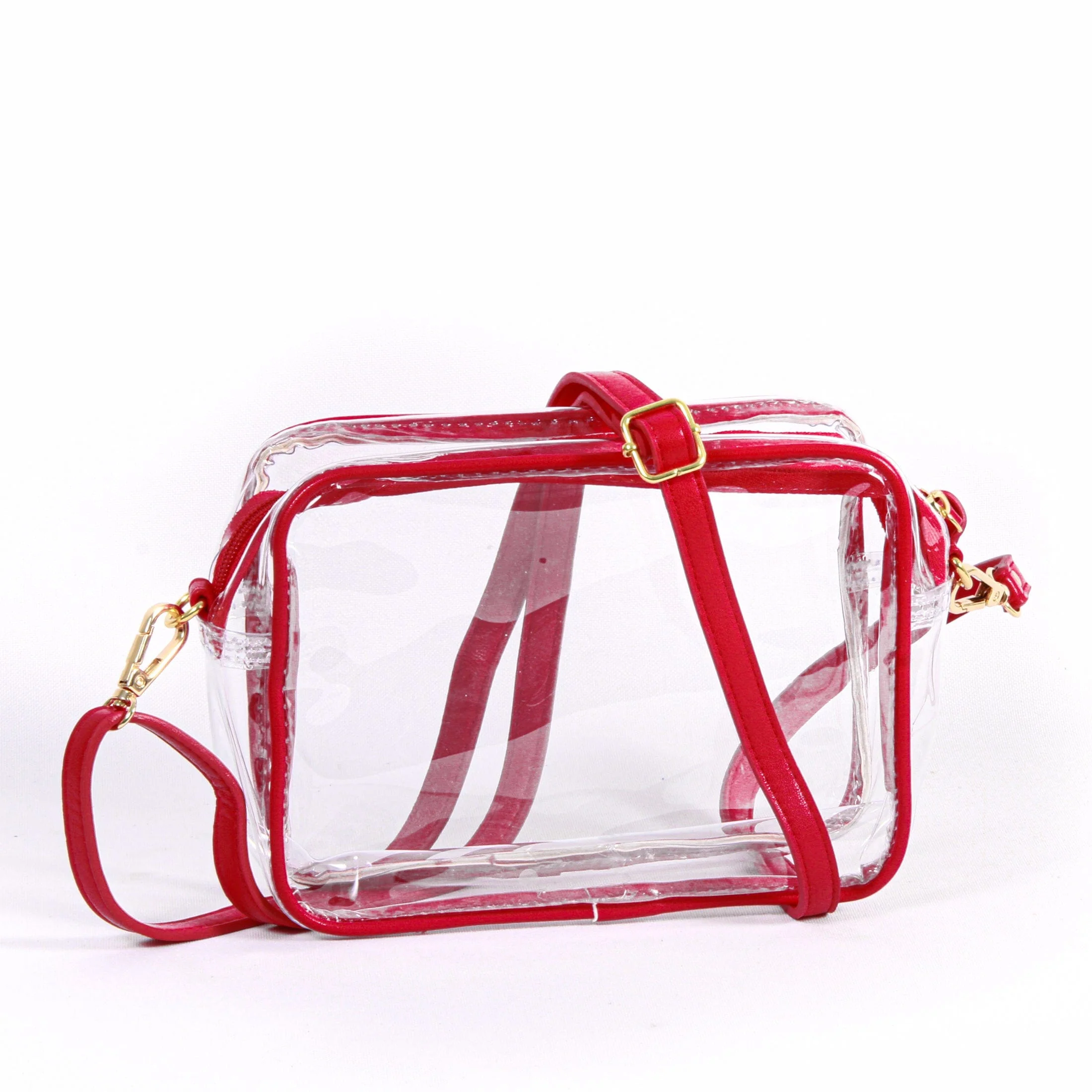Bridget Clear Purse with Patterned Shoulder Straps - Oklahoma - Image 2