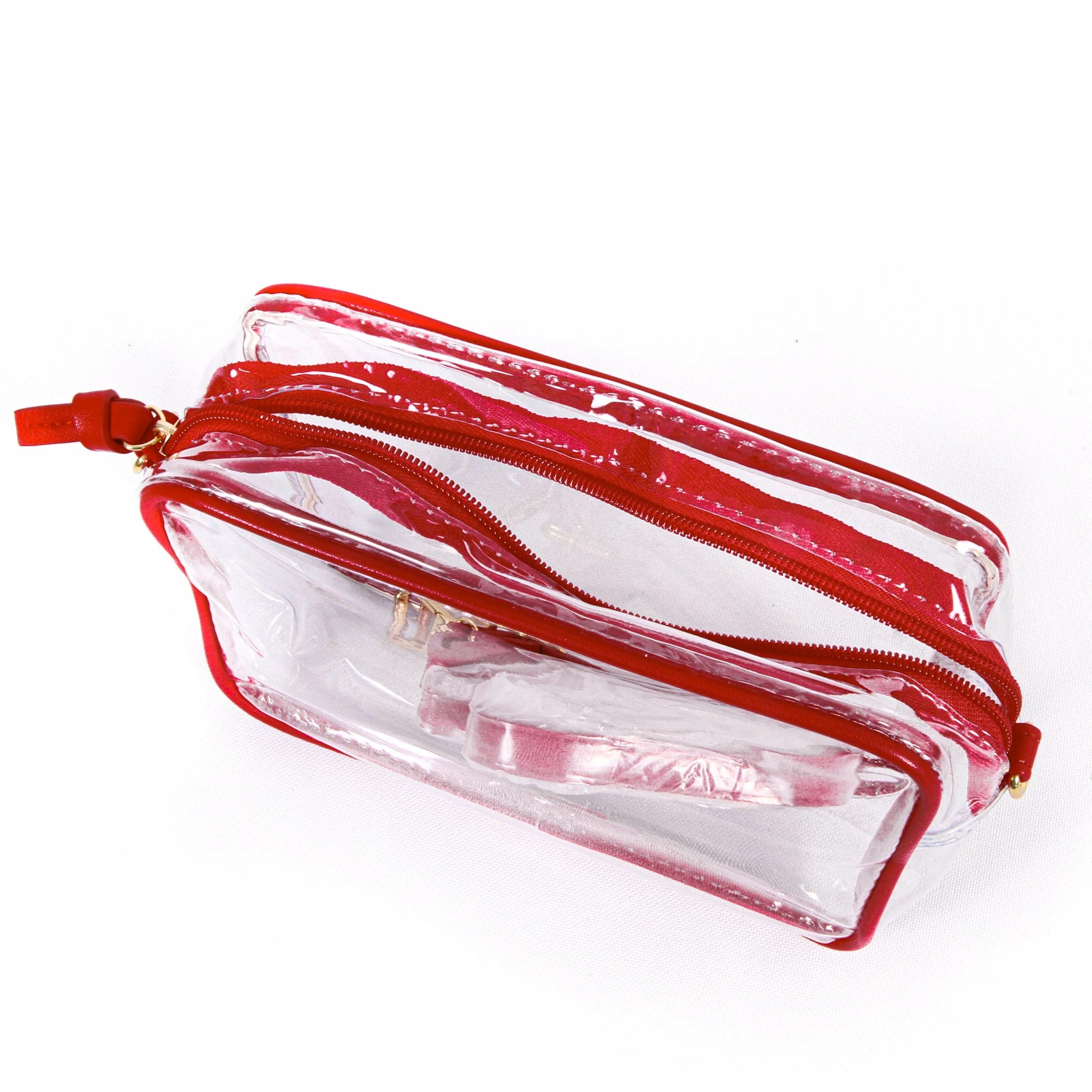 Bridget Clear Purse with Patterned Shoulder Straps - Oklahoma - Image 3