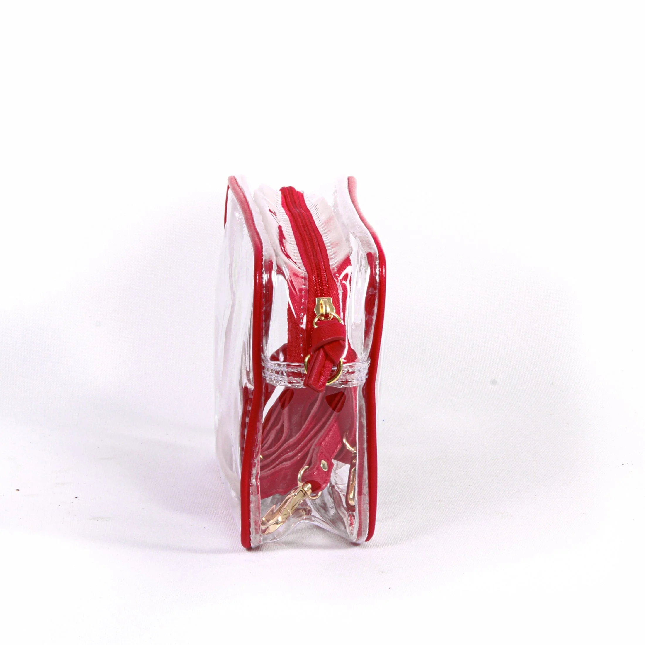 Bridget Clear Purse with Patterned Shoulder Straps - Oklahoma - Image 4