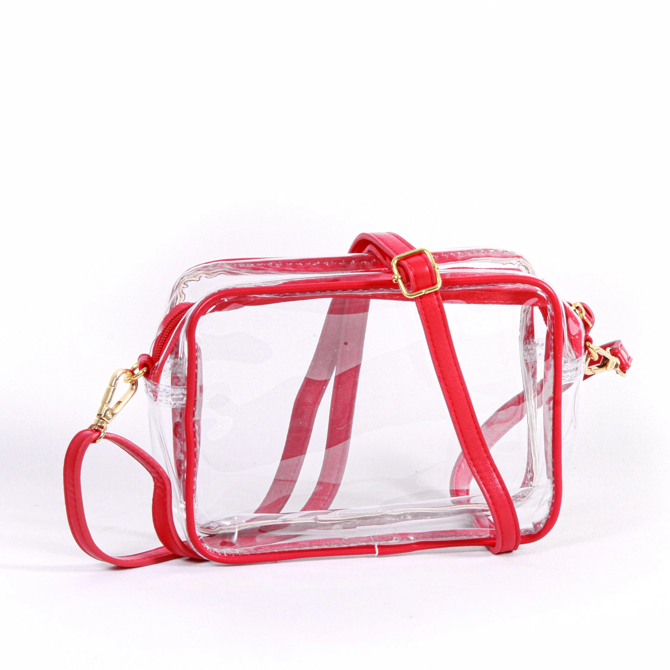 Bridget Clear Purse with Patterned Shoulder Straps - Ole Miss - Image 3