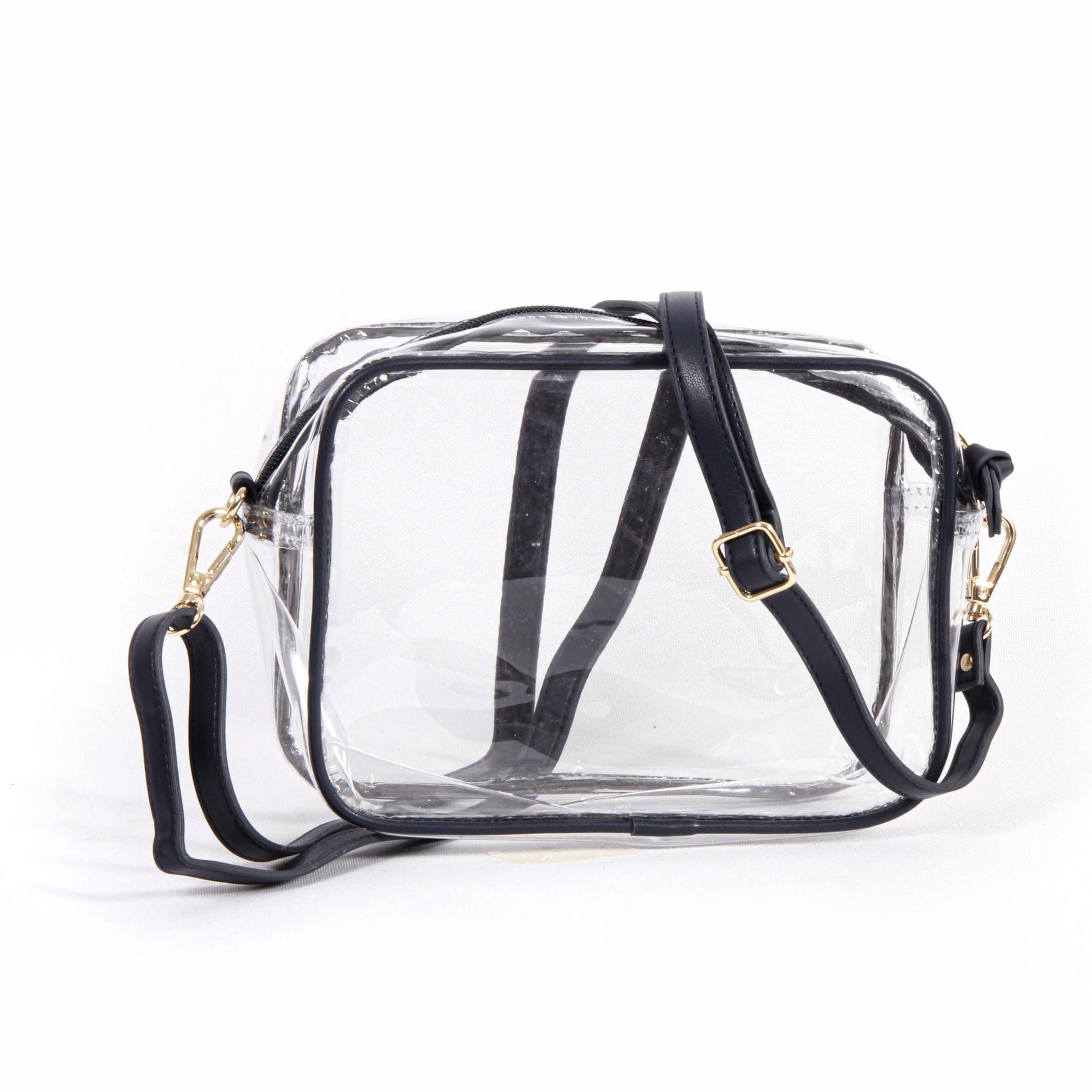 Bridget Clear Purse with Patterned Shoulder Straps - South Florida - Image 2
