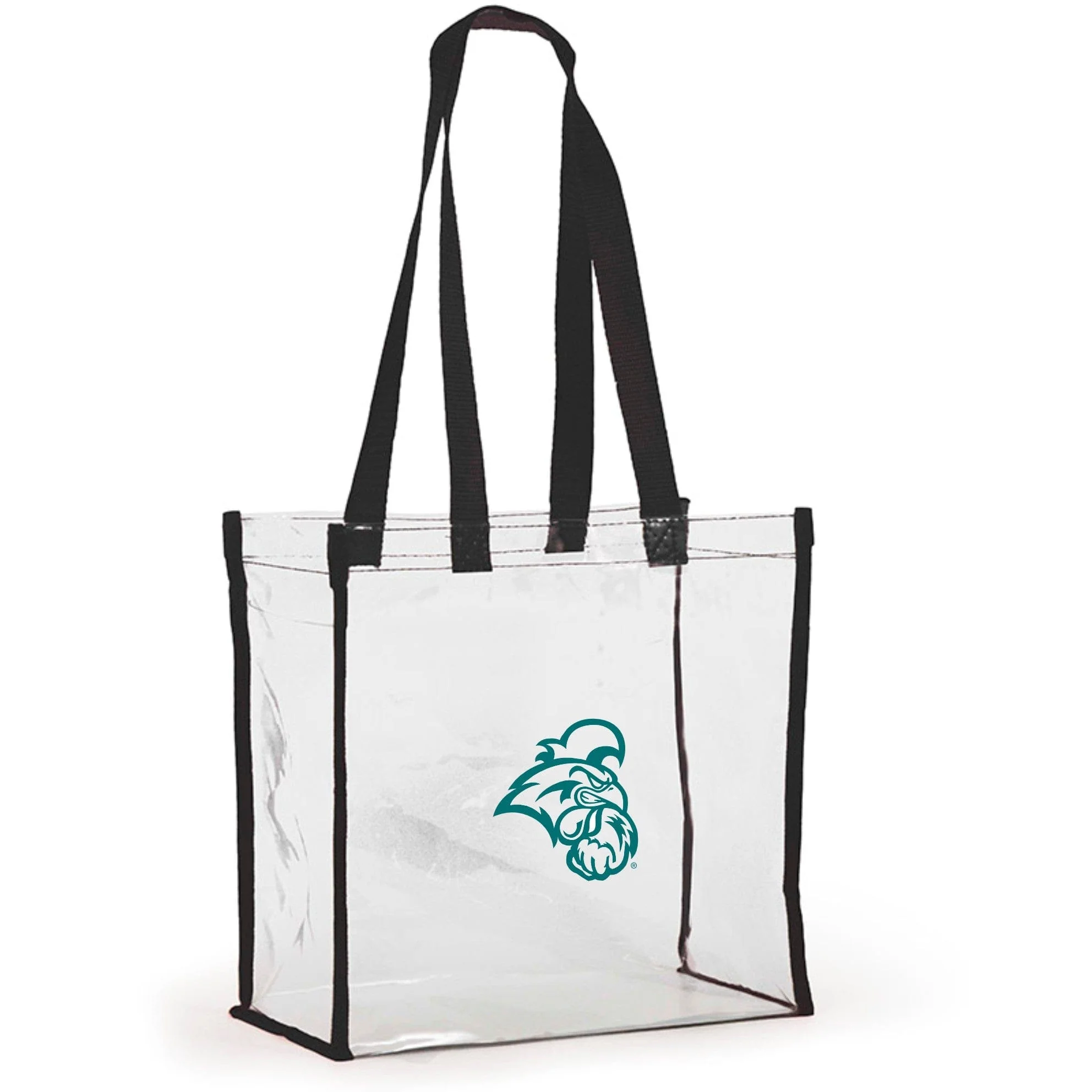 Clear Stadium Tote- Coastal Carolina University