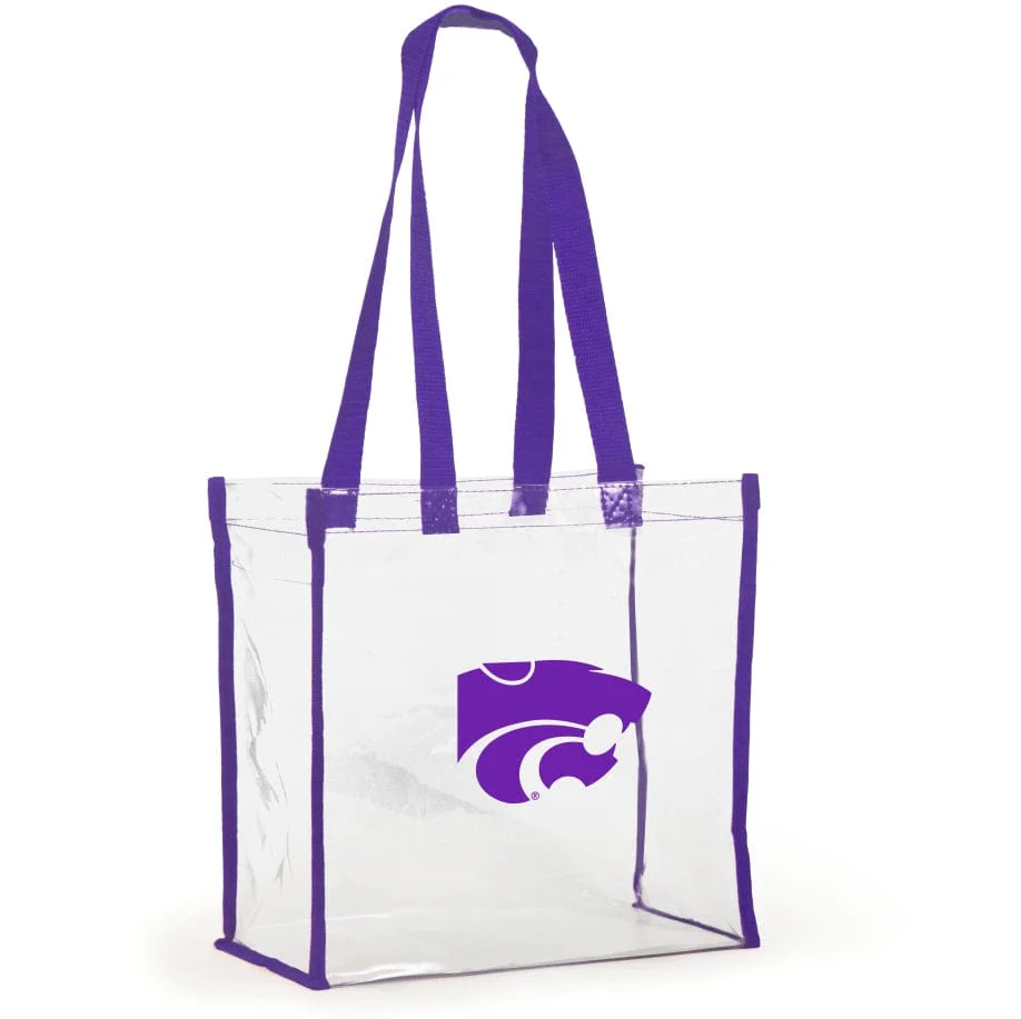 Clear Stadium Tote- Kansas State