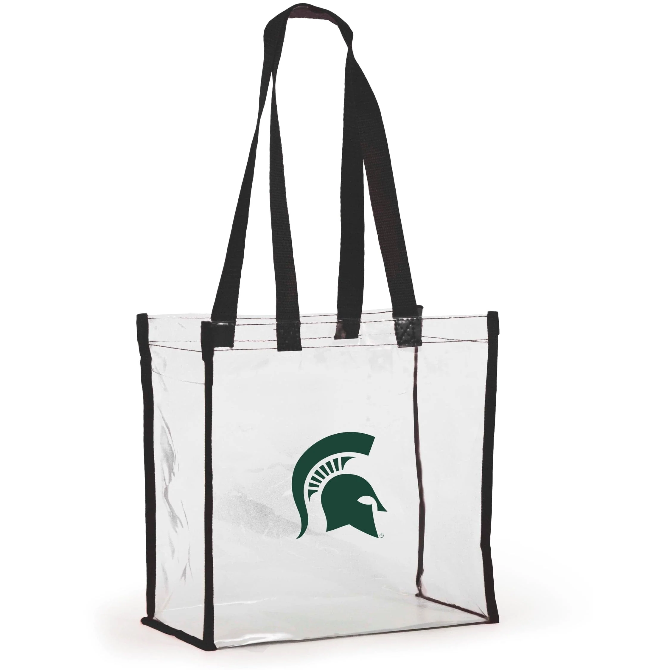 Clear Stadium Tote- Michigan State