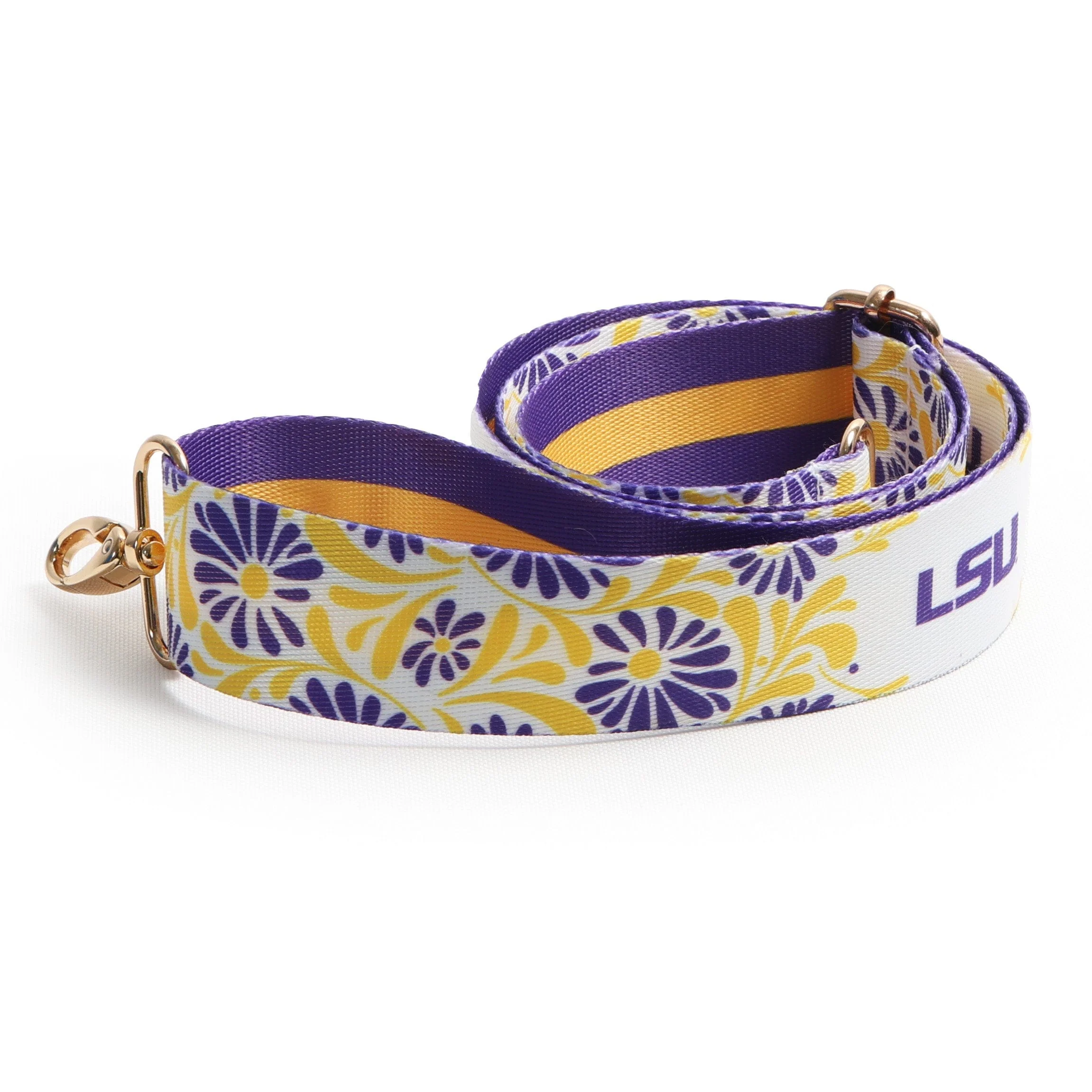 LSU  Floral Strap by Desden