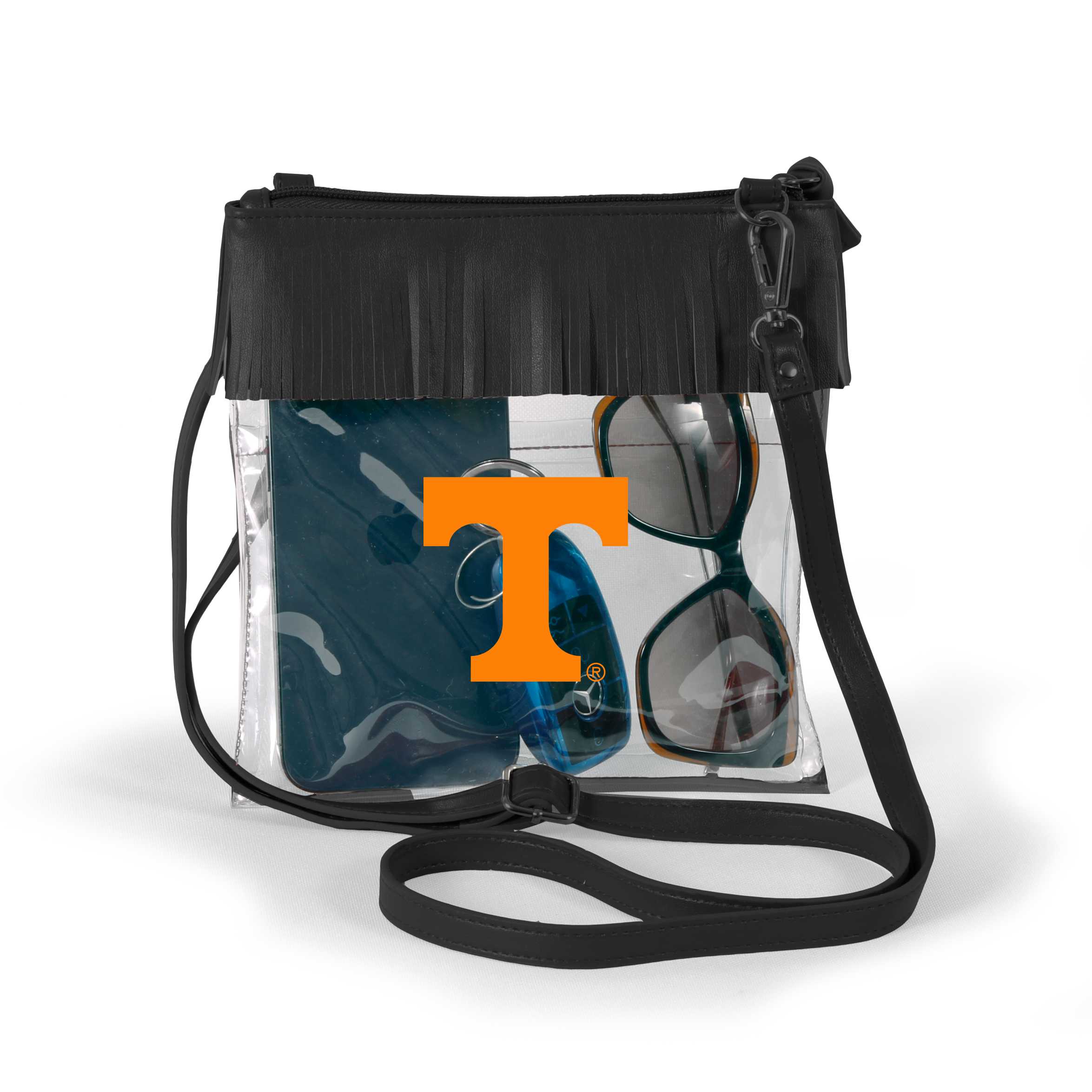 Tennessee Vols Clear crossbody with fringe by Desden