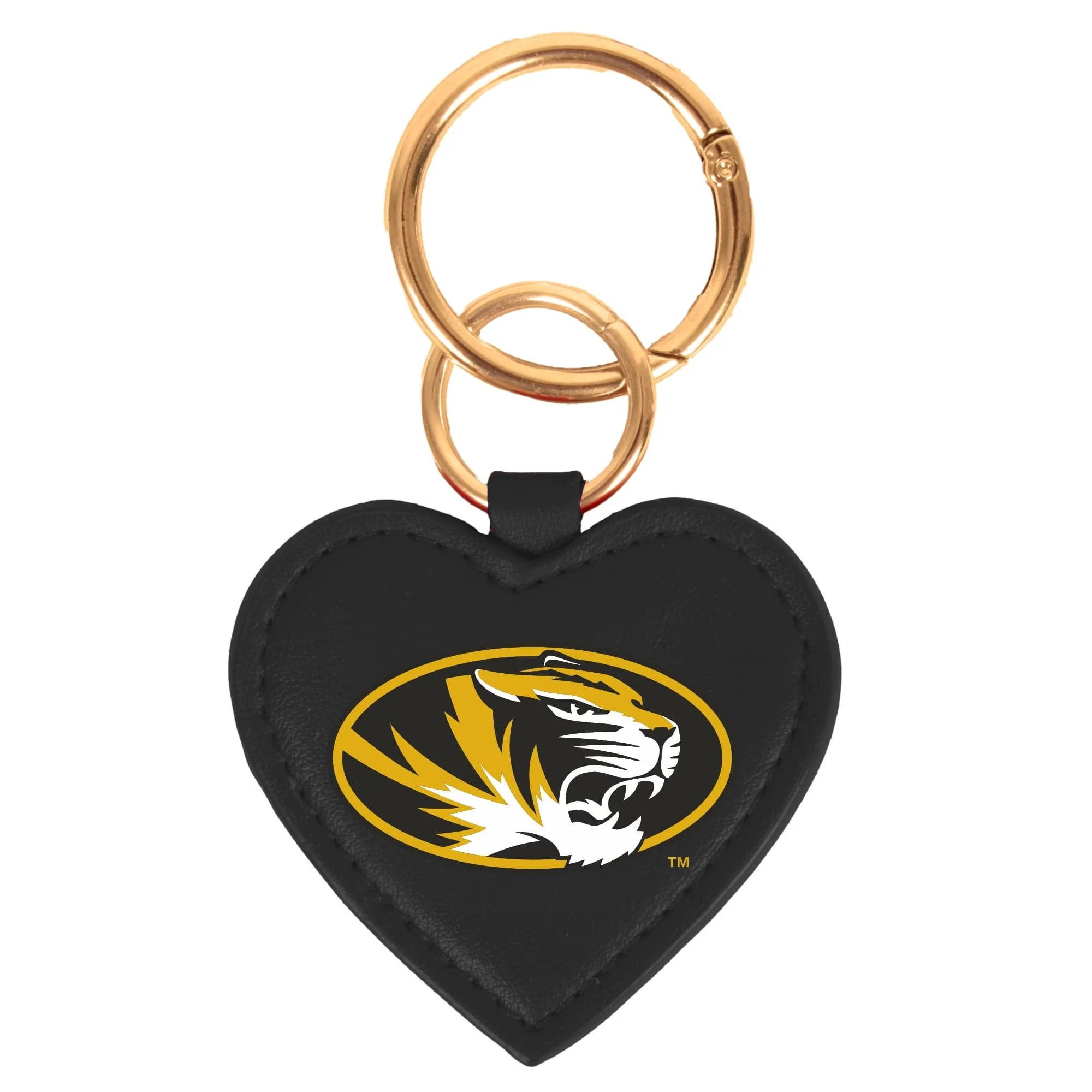 Missouri Tigers Heart Purse Charm/ Key Ring by Desden