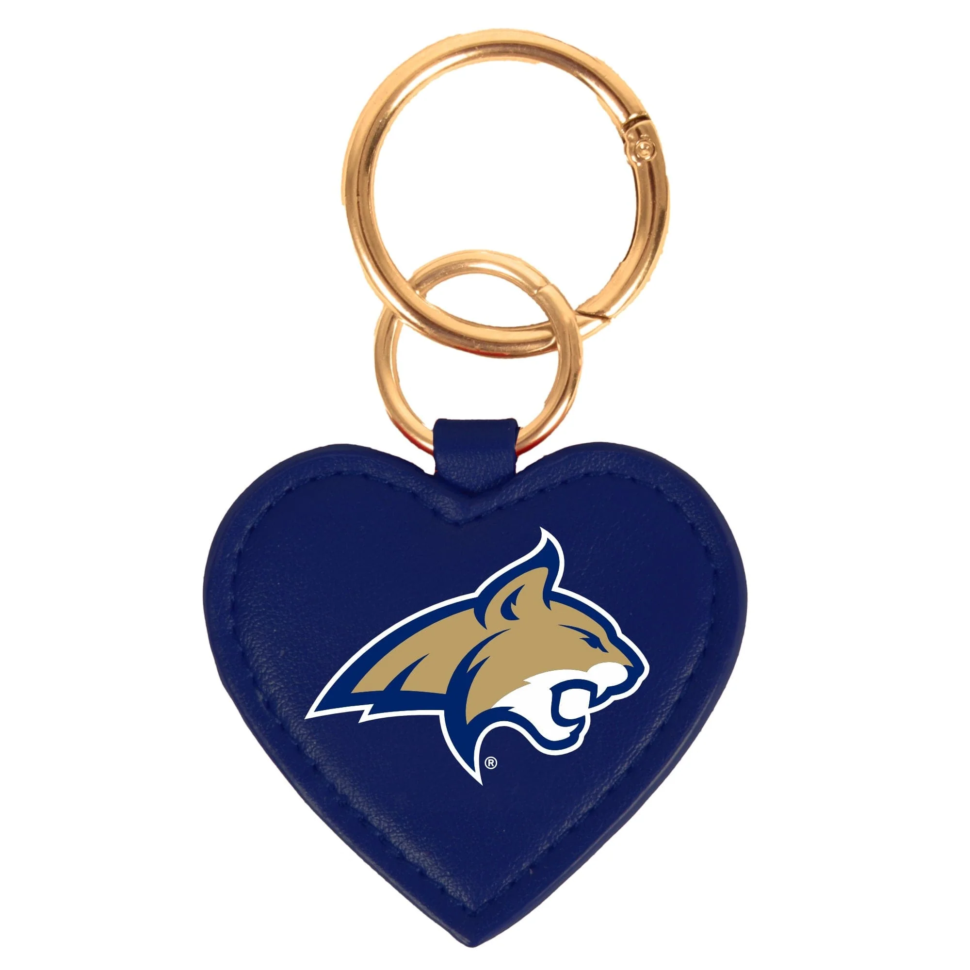 Montana State Bobcats Heart Purse Charm/ Key Ring by Desden