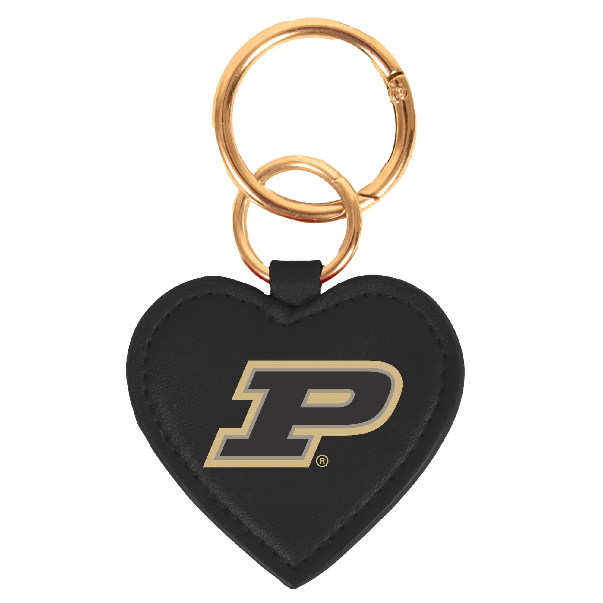 Purdue Boilermakers Heart Purse Charm/ Key Ring by Desden