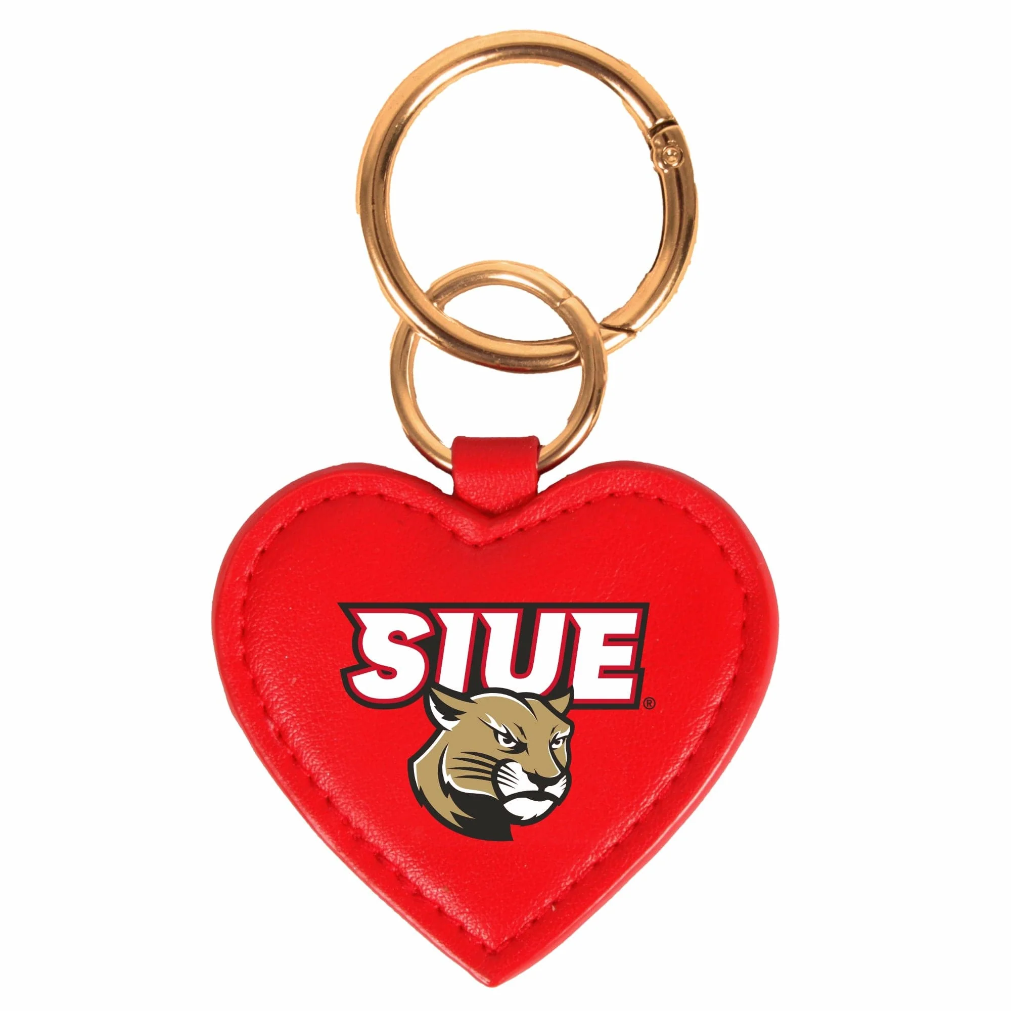 Southern Illinois Edwardsville Heart Charm by Desden