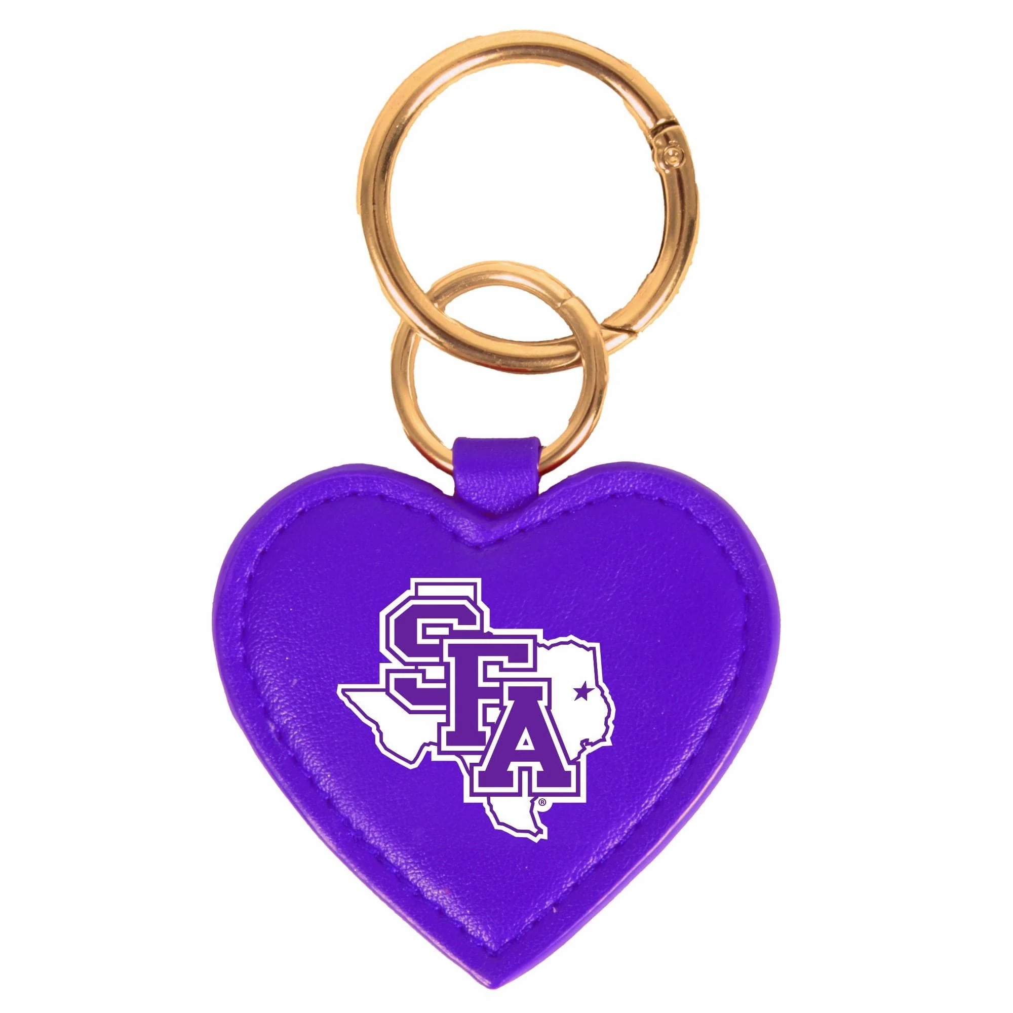 Stephen F. Austin Jacks Heart Purse Charm/ Key Ring by Desden