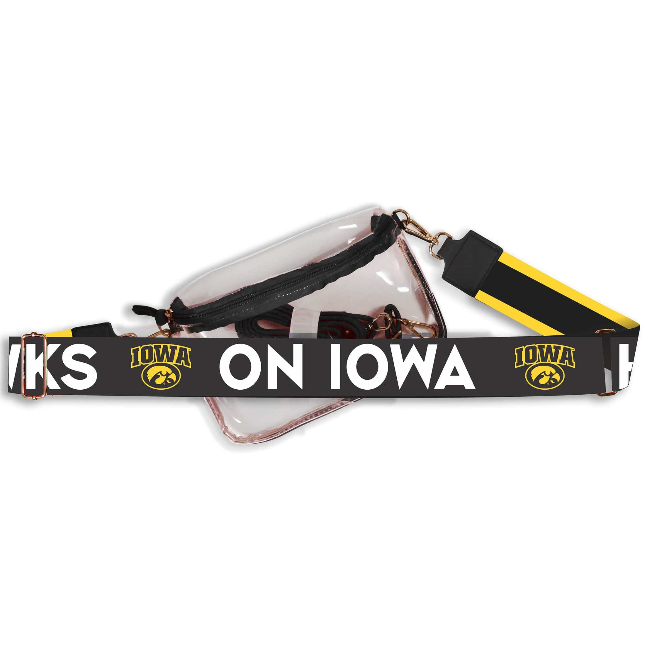 Iowa Hailey Clear Sling Bag with Logo Strap by Desden