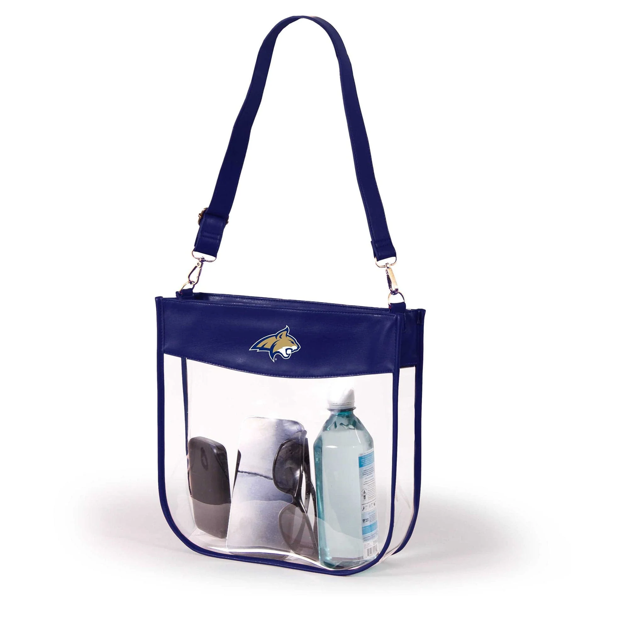 Montana State Large Clear Purse with Zipper by Desden