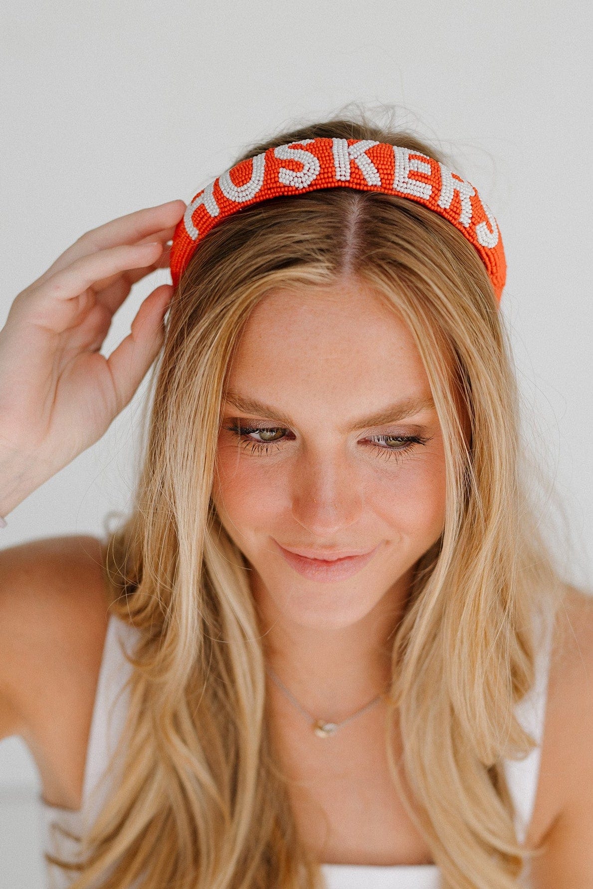 Nebraska Huskers Beaded Headband  by Desden - Image 2