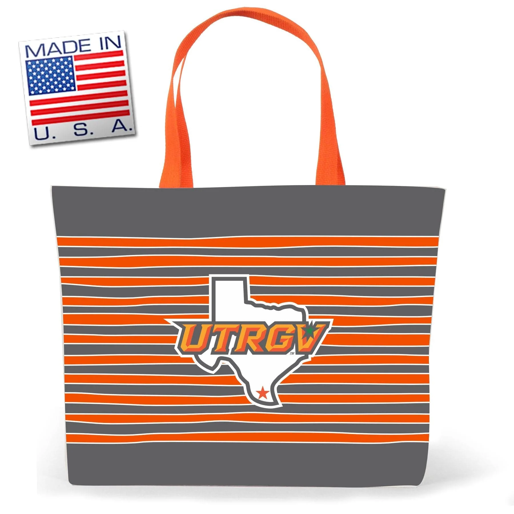 New! Texas-Rio Grande Valley Tatum Tote Wavy Striped Tote  by Desden