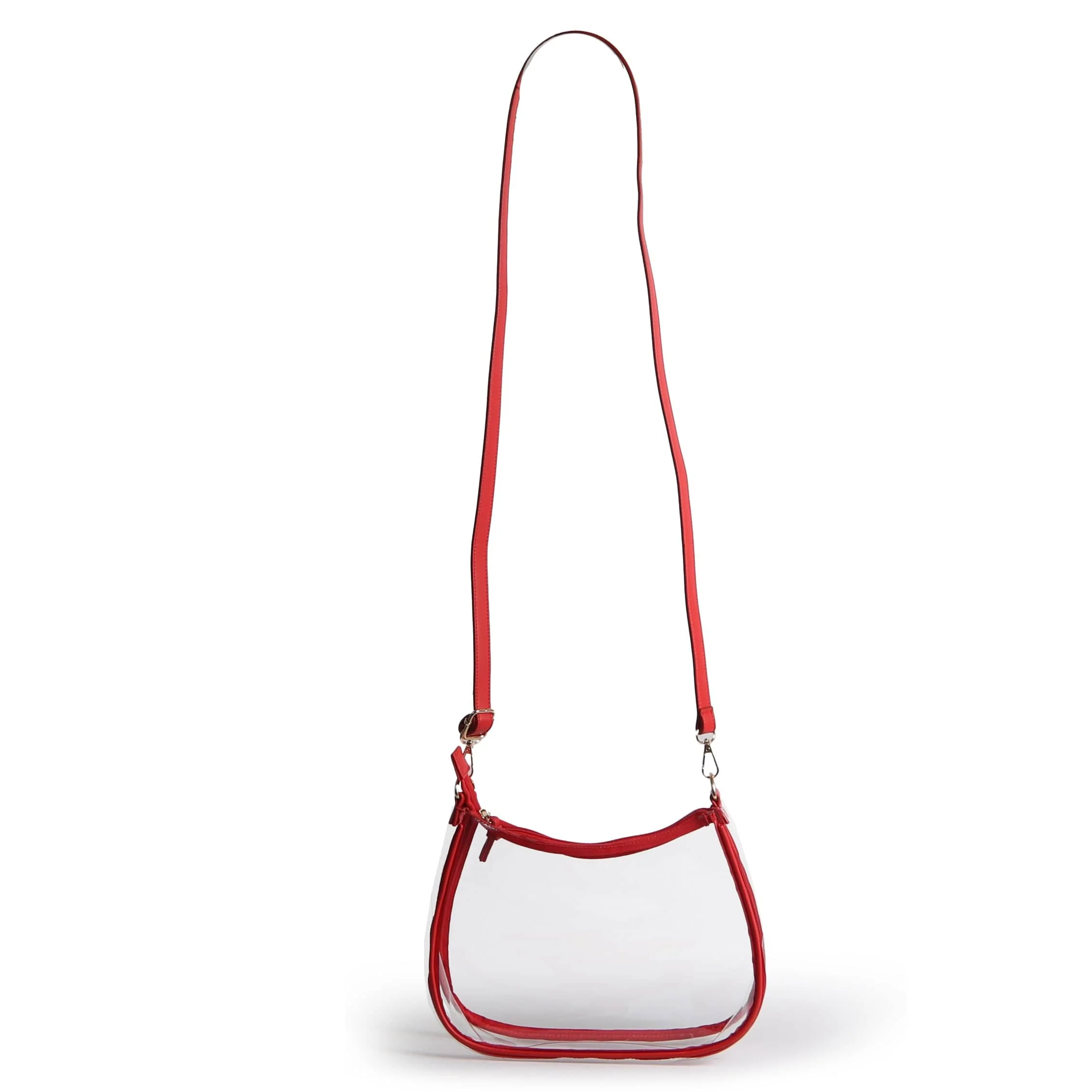 Sara Clear Purse - Crimson - Image 3