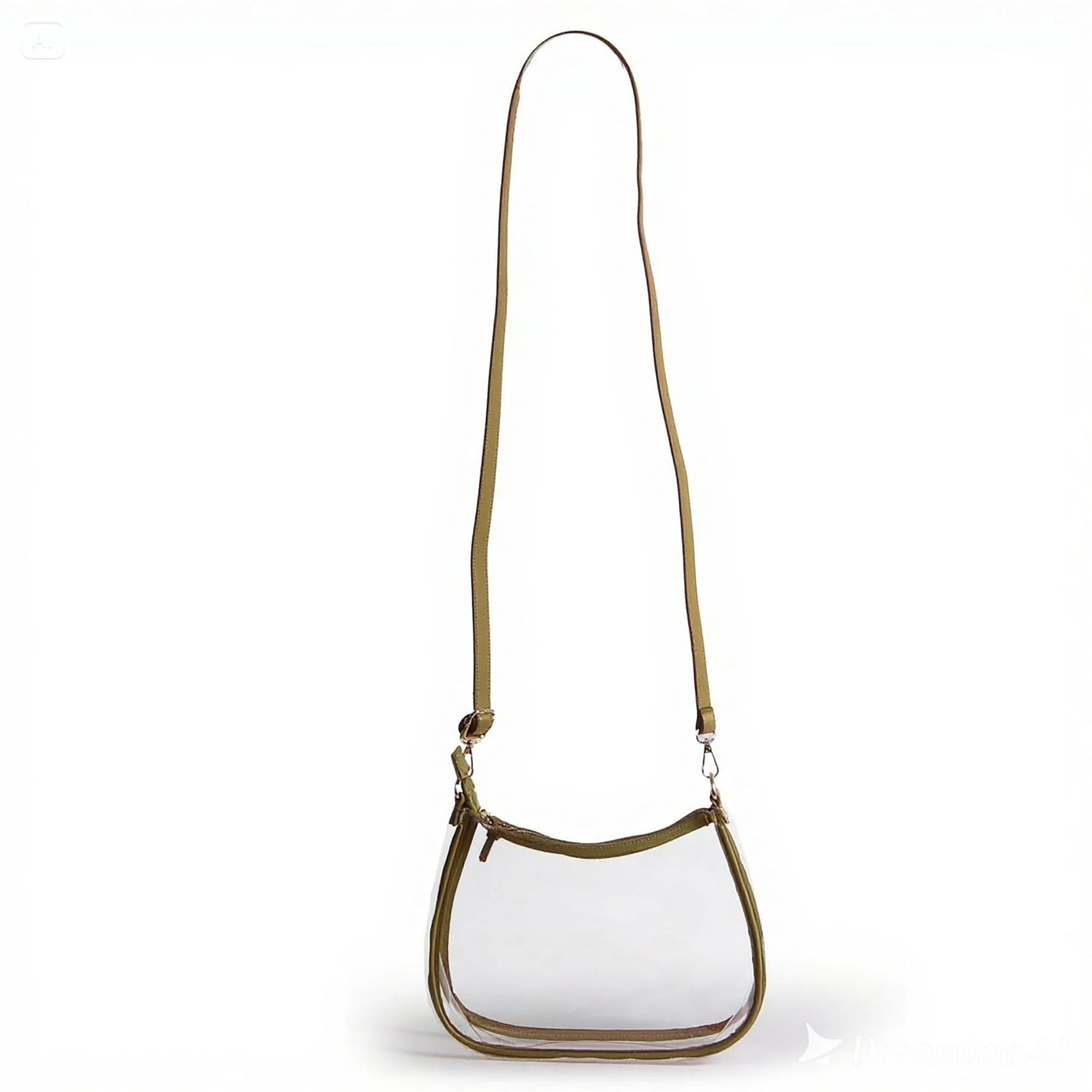 Sara Clear Purse - Metallic Gold - Image 4