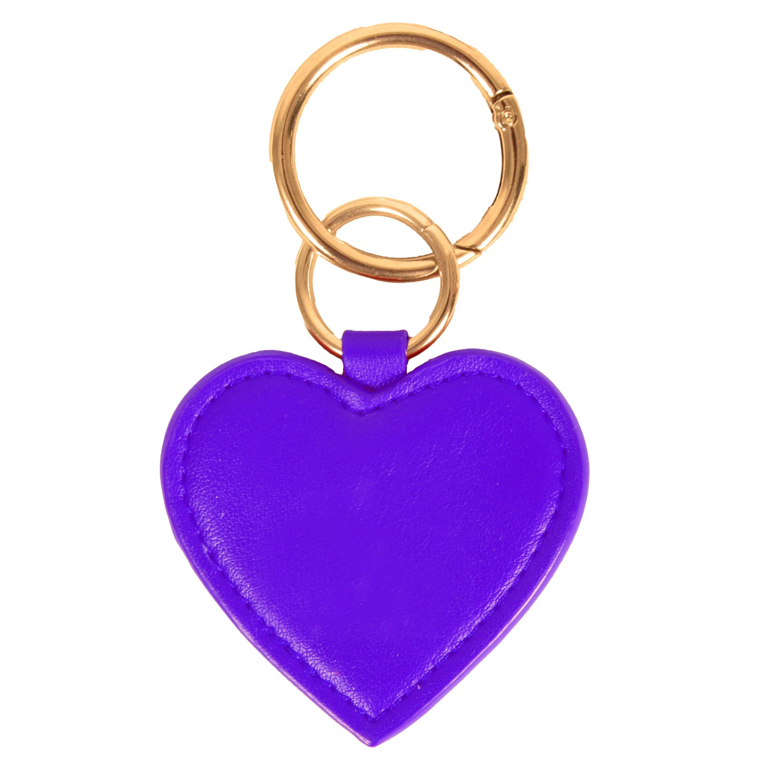 Purple Heart Purse Charm/ Key Ring by Desden