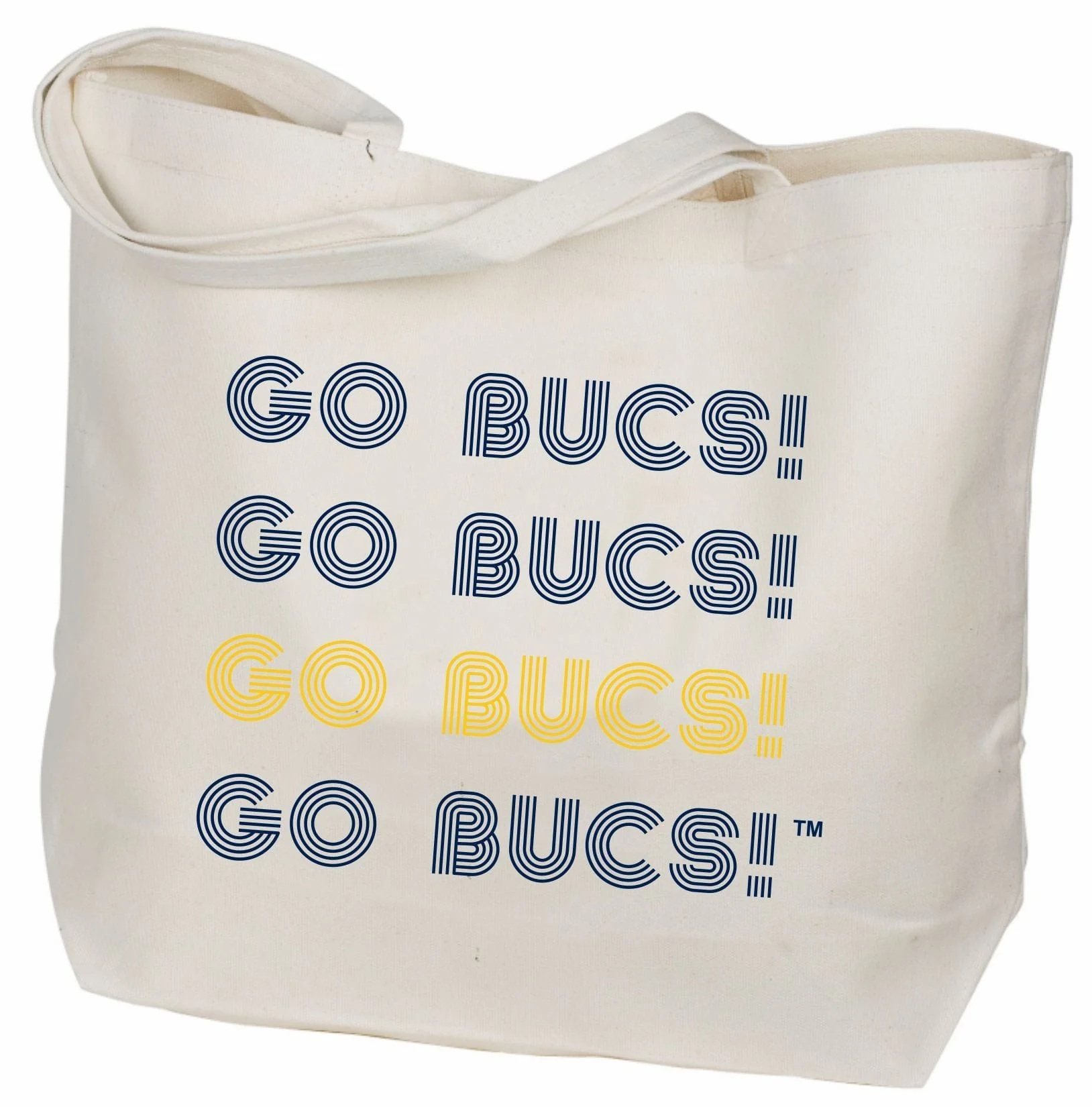 East Tennessee State Buccaneers Canvas Tote Bag - USA Made Cotton Canvas Tote
