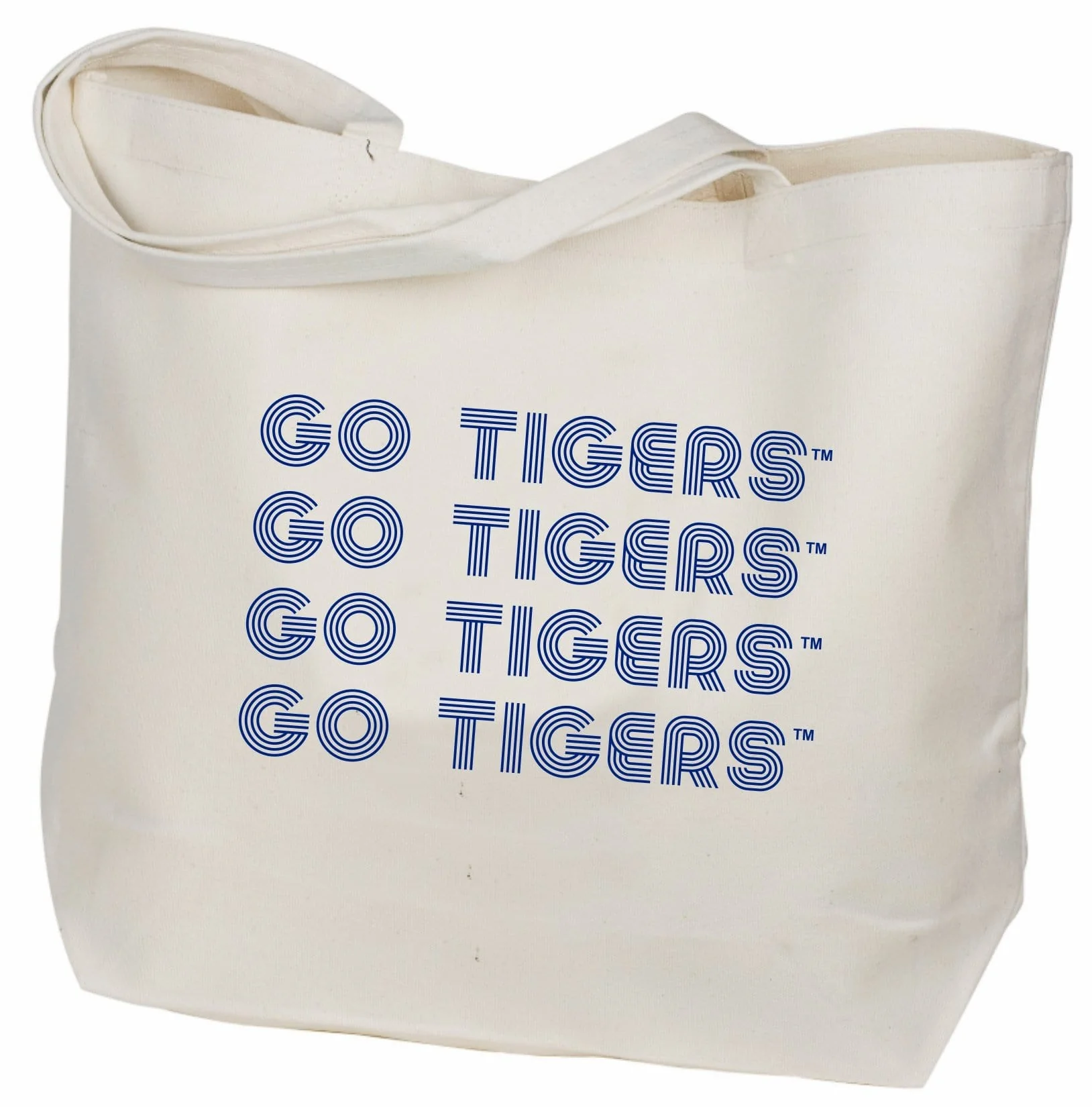 Retro Canvas Tote Bag - Memphis