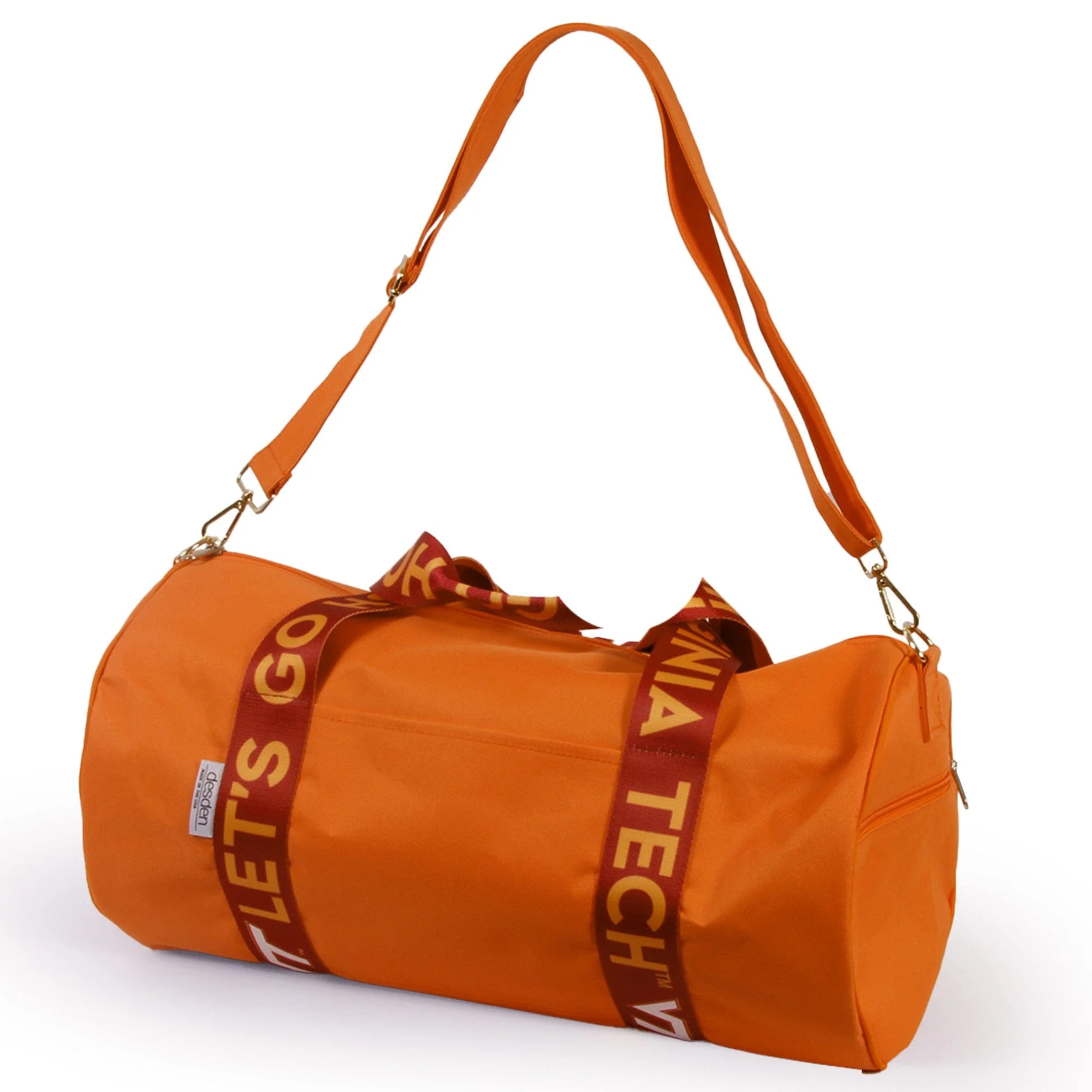 Virginia Tech Round Duffel by Desden