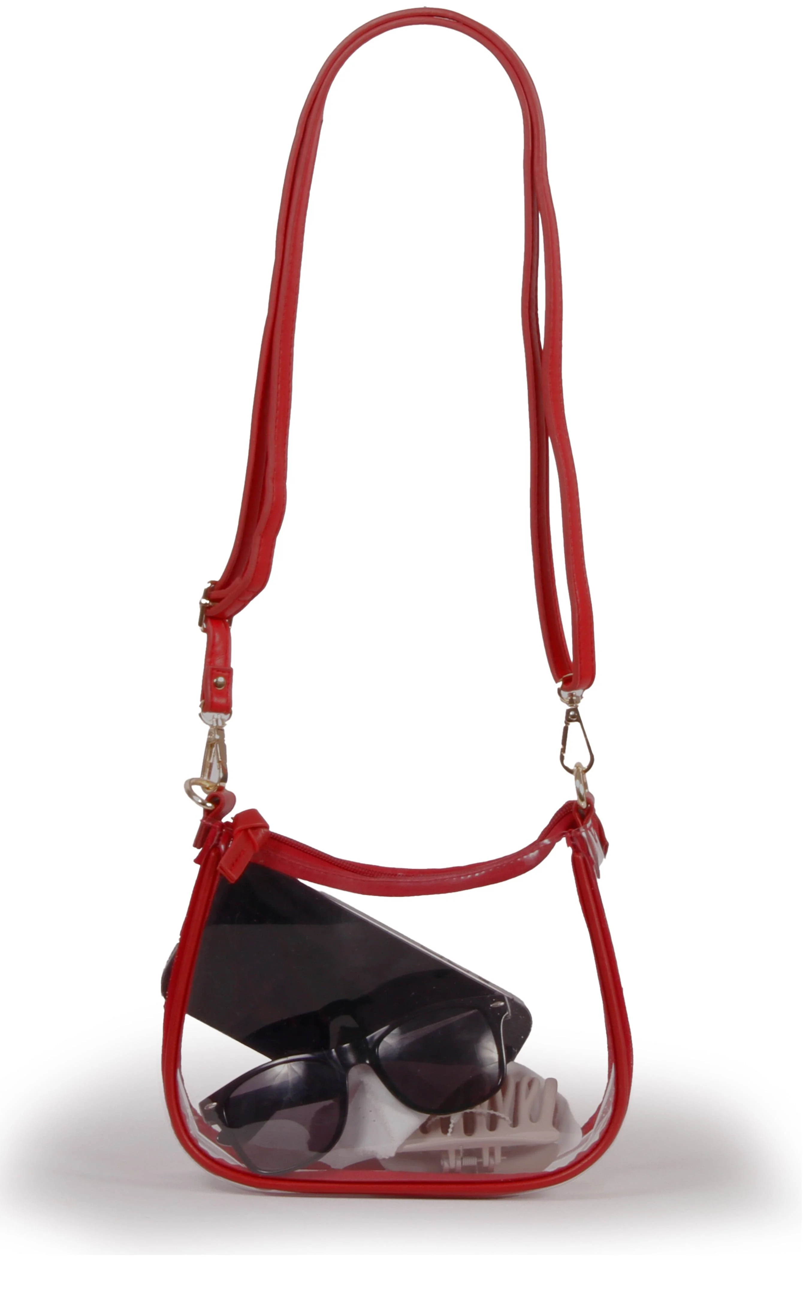 Sara Clear Purse with Beaded Charm – Alabama Crimson Tide - Image 4
