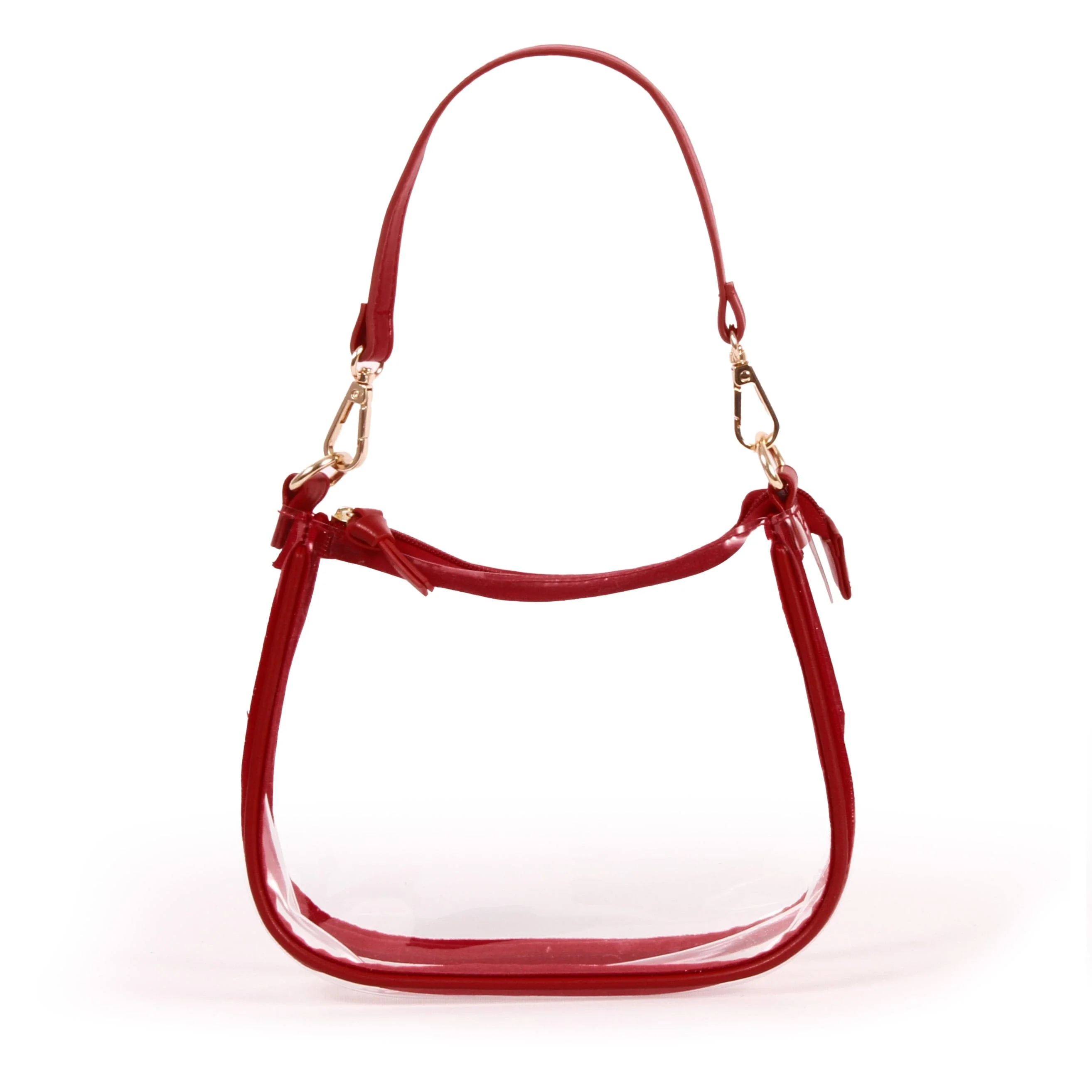 Sara Clear Purse with Beaded Charm – Alabama Crimson Tide - Image 5