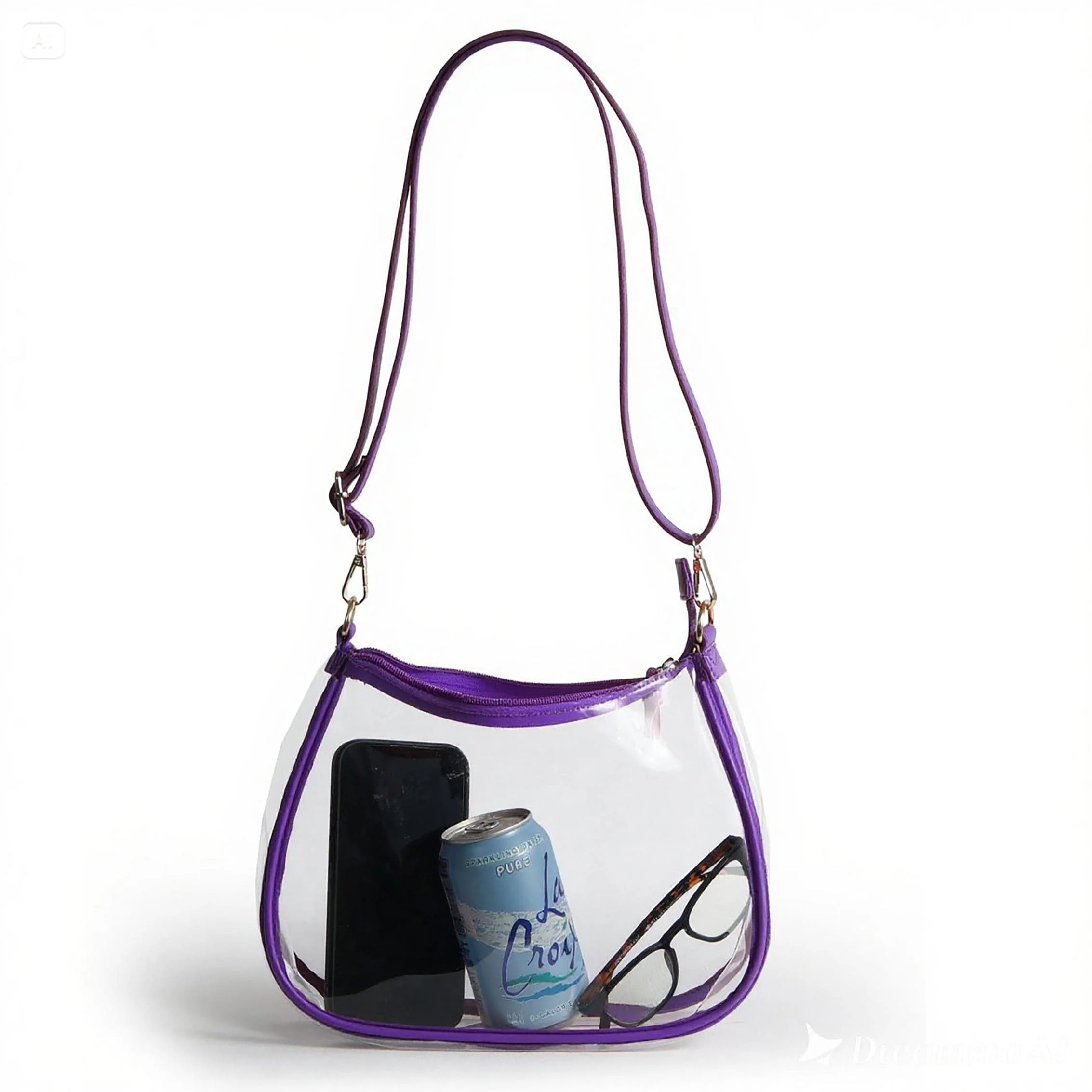 Sara Clear Purse with Beaded Charm – ECU Pirates - Image 5