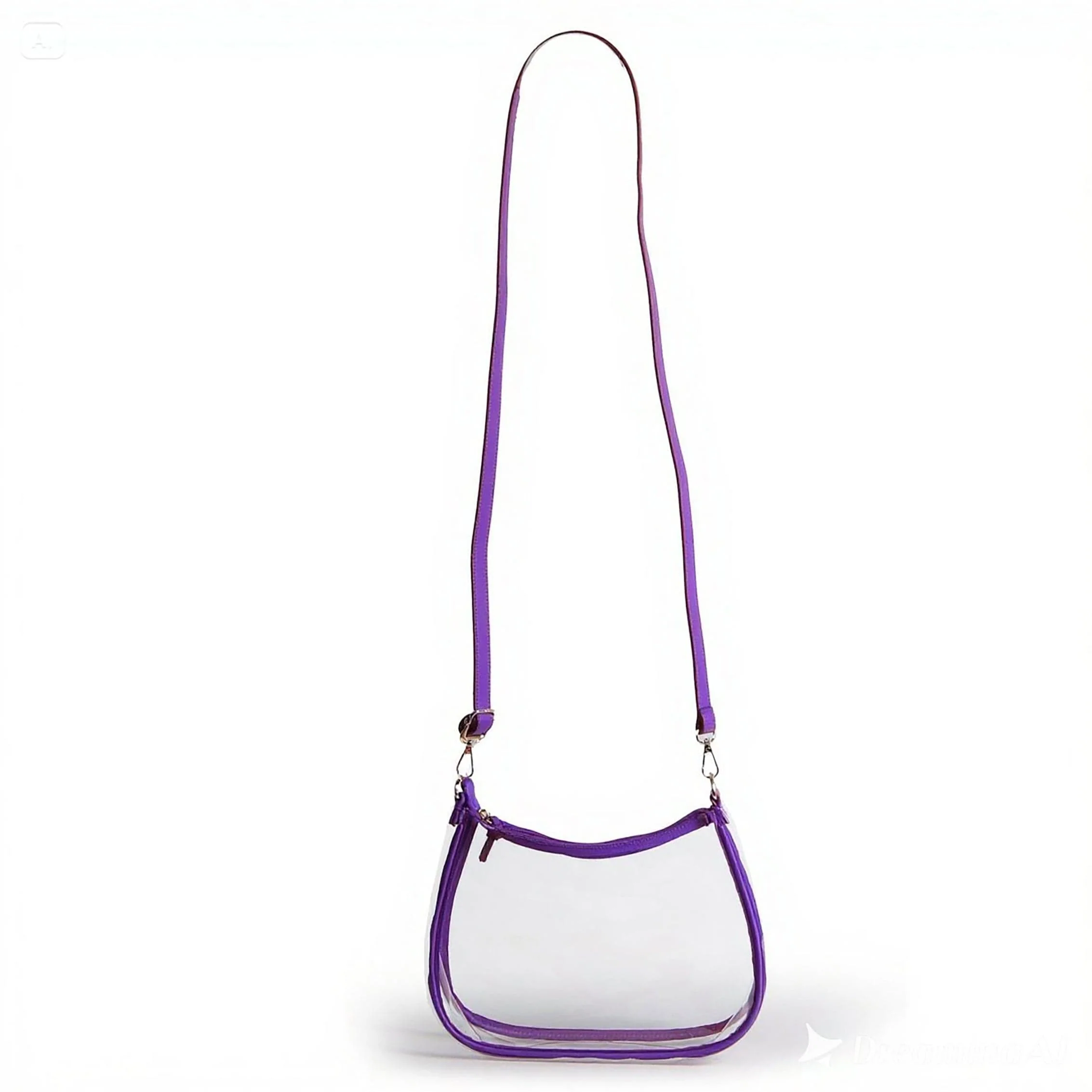 Sara Clear Purse with Beaded Charm – LSU Tigers - Image 6