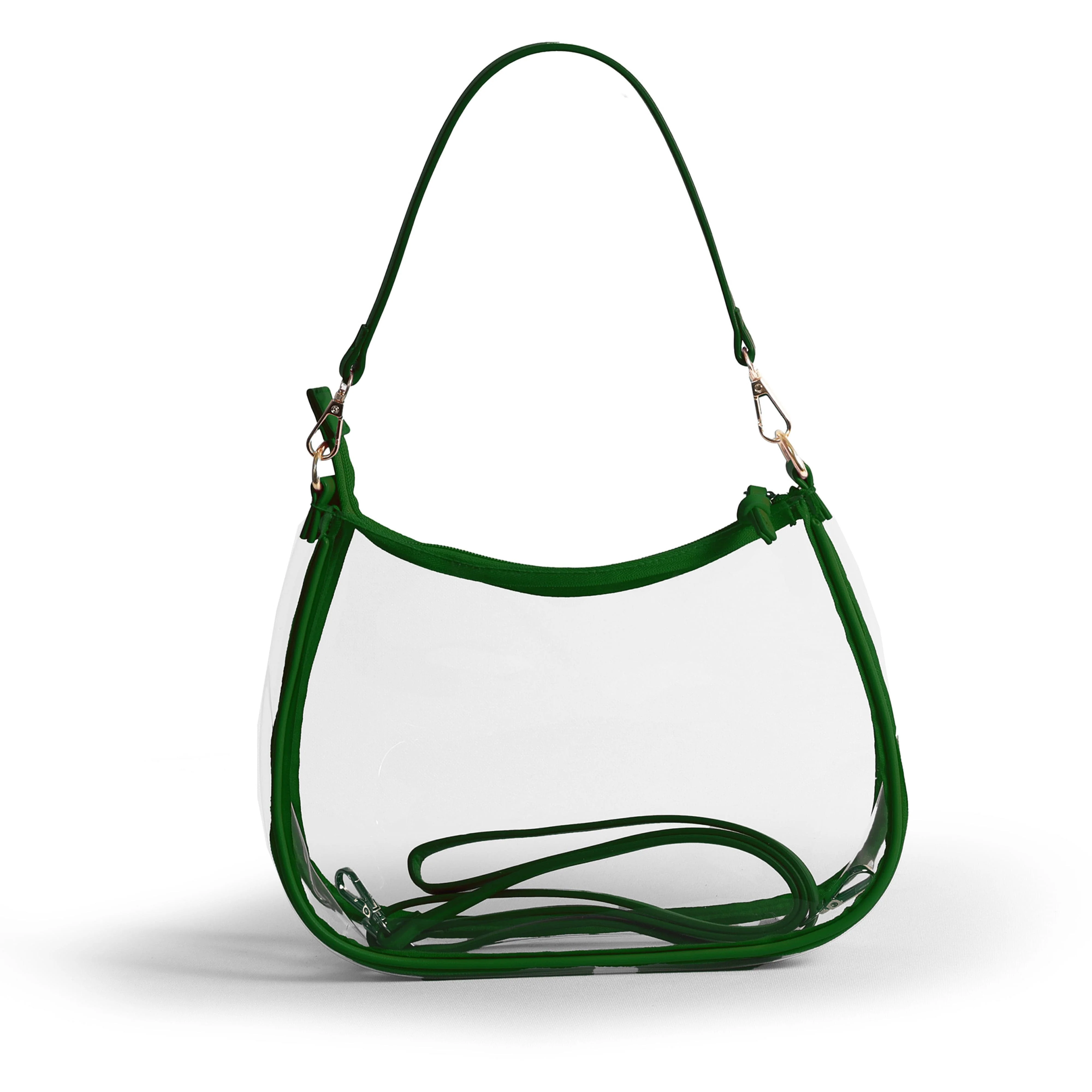 Sara Clear Purse with Beaded Charm – Miami Hurricanes - Image 3
