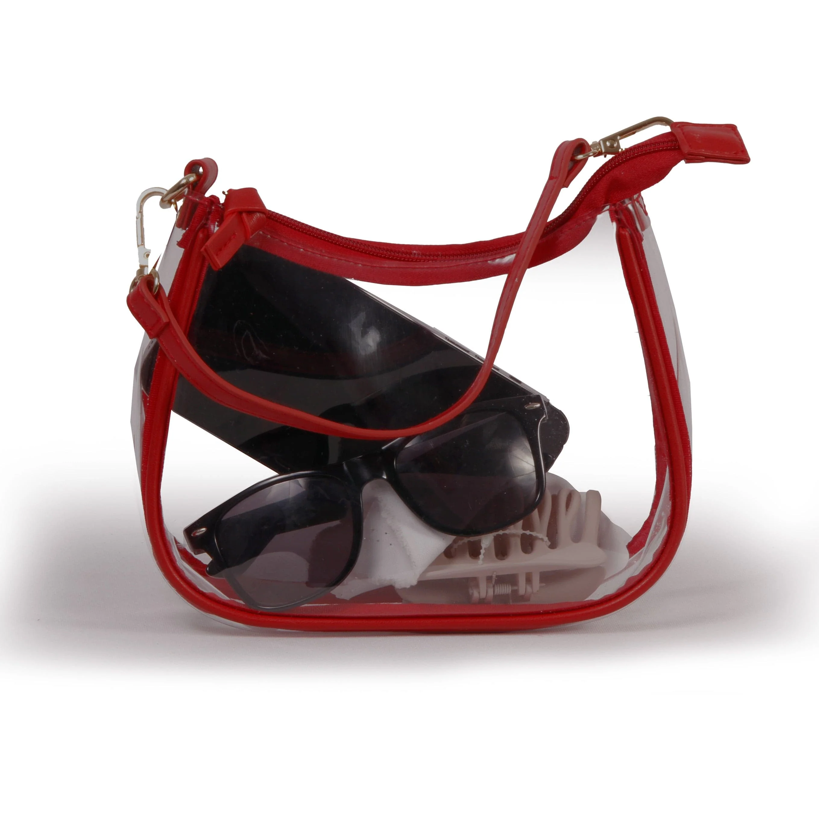Sara Clear Purse with Beaded Charm – Oklahoma Sooners - Image 5