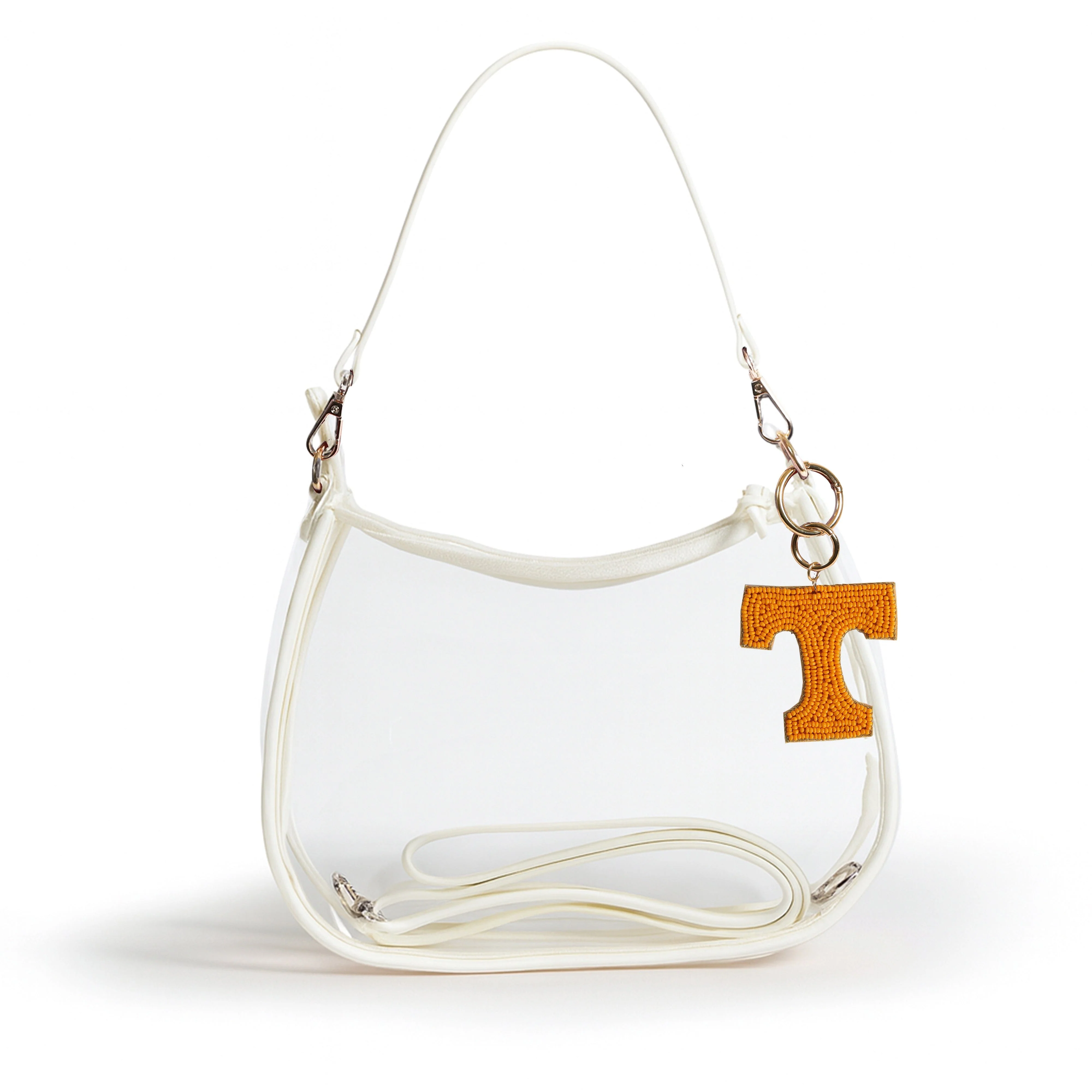 Sara Clear Purse with Beaded Charm – Tennessee Volunteers