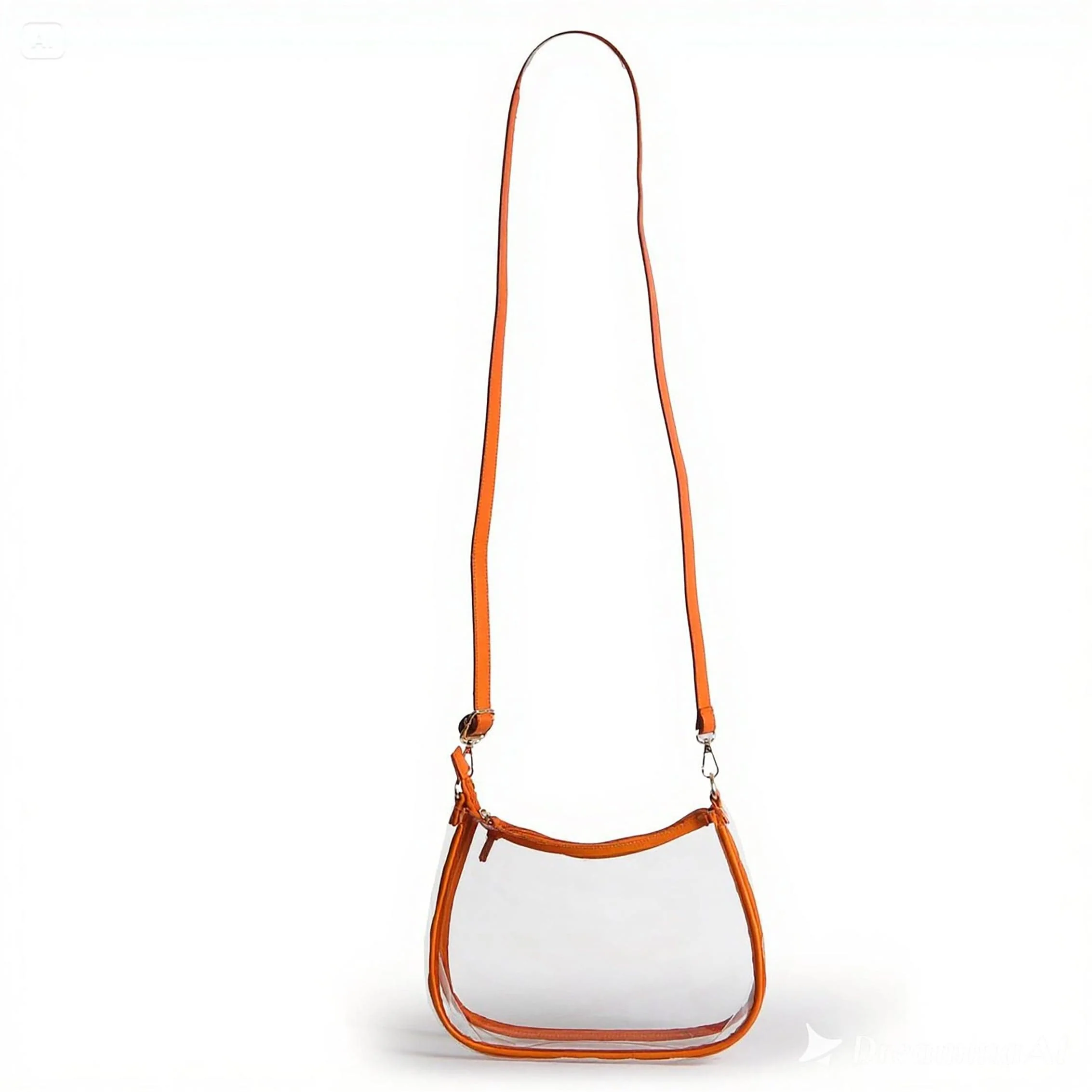 Sara Clear Purse with Beaded Charm – Texas Longhorns - Image 6